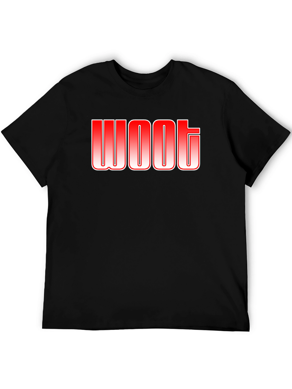 Woot Graphic Tee - Trendy Casual Cotton T-Shirt