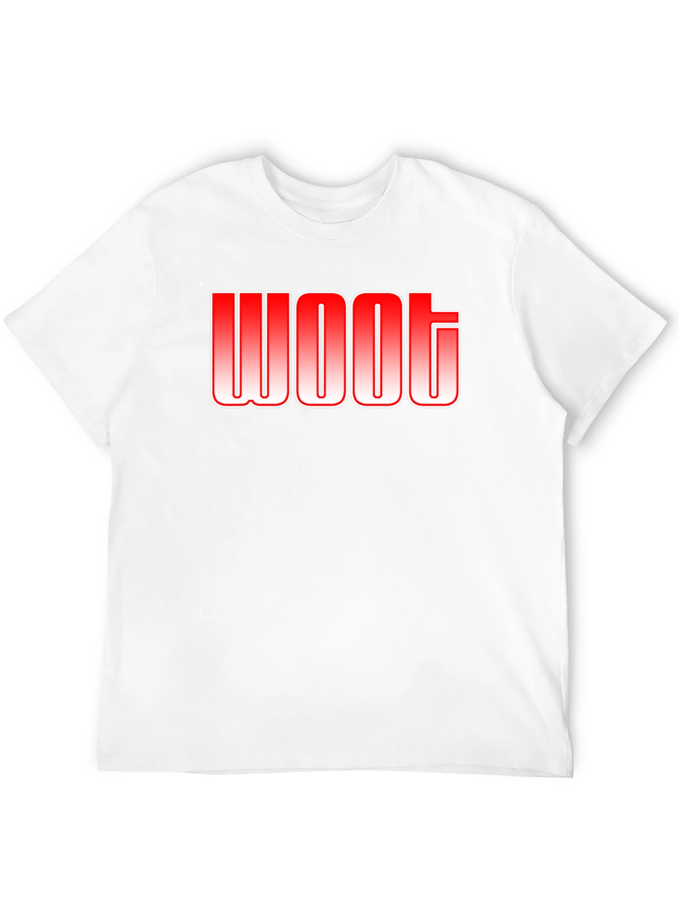 Woot Graphic Tee - Trendy Casual Cotton T-Shirt