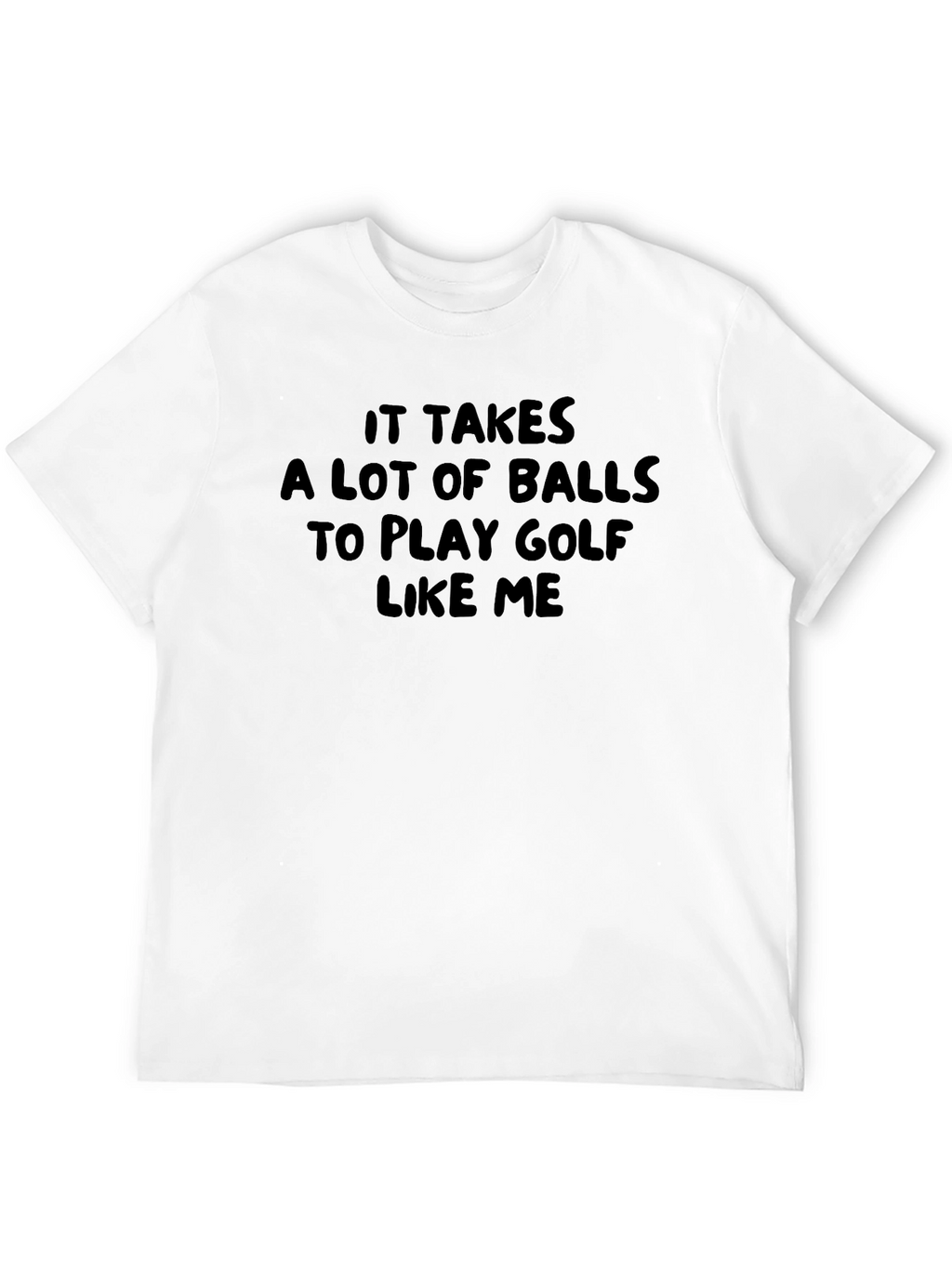 Golf Balls Humor Graphic T-Shirt