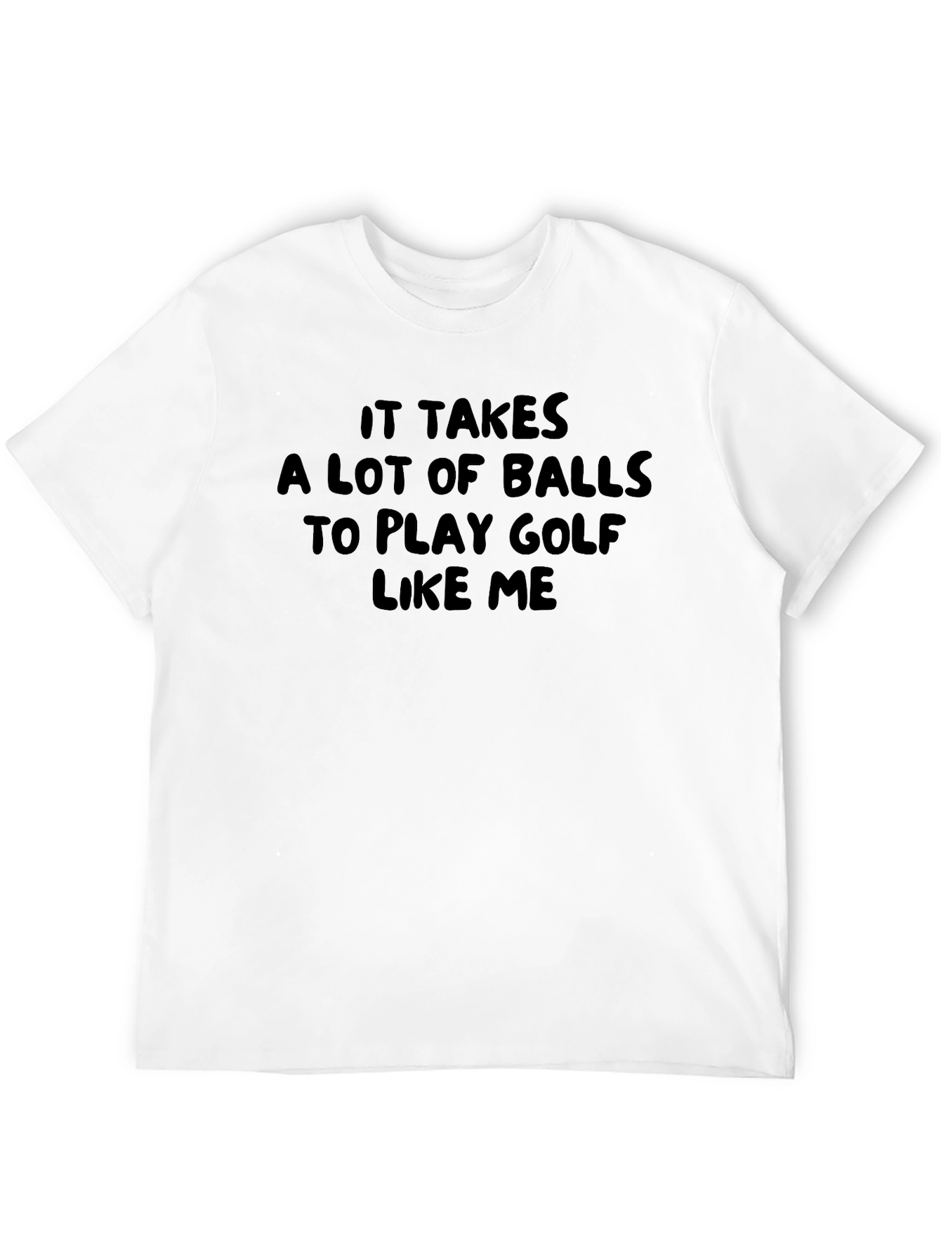 Golf Balls Humor Graphic T-Shirt