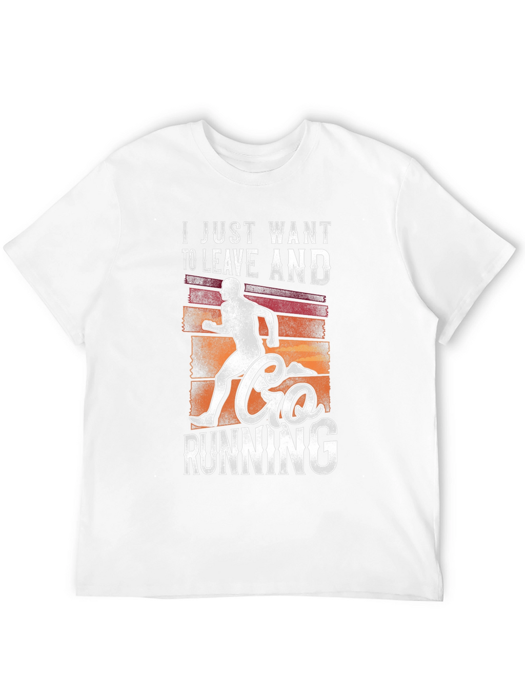 Leave and Go Running Graphic Tee