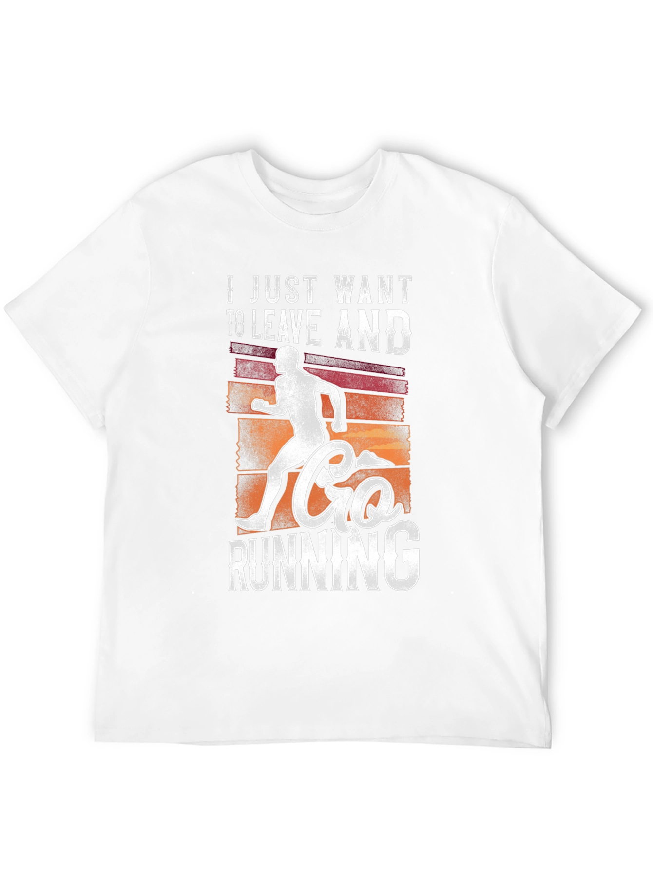 Leave and Go Running Graphic Tee