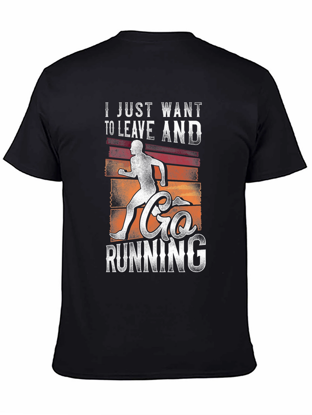 Leave and Go Running Graphic Tee