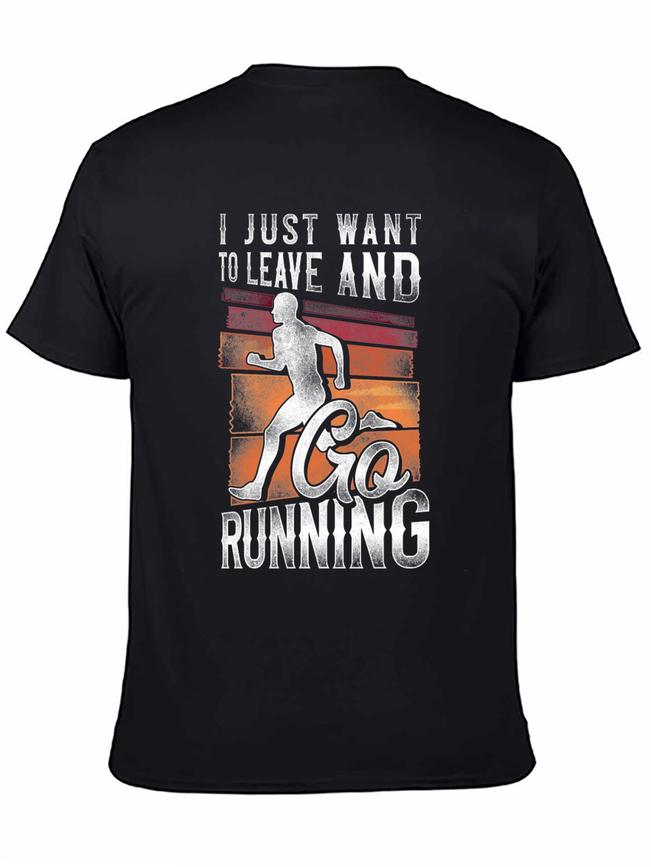 Leave and Go Running Graphic Tee