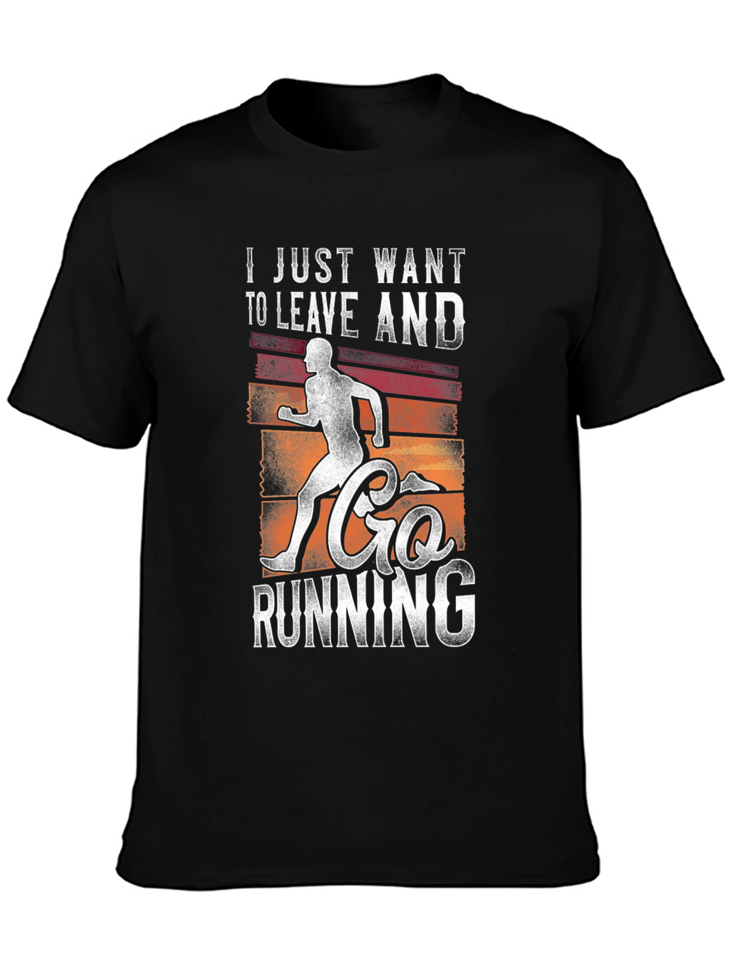 Leave and Go Running Graphic Tee