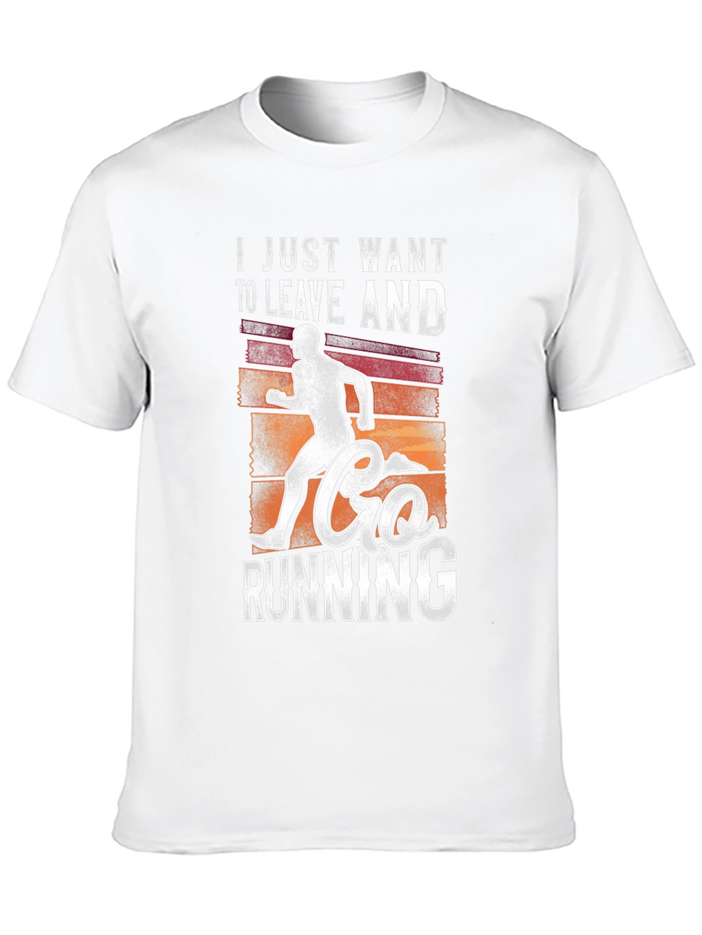 Leave and Go Running Graphic Tee