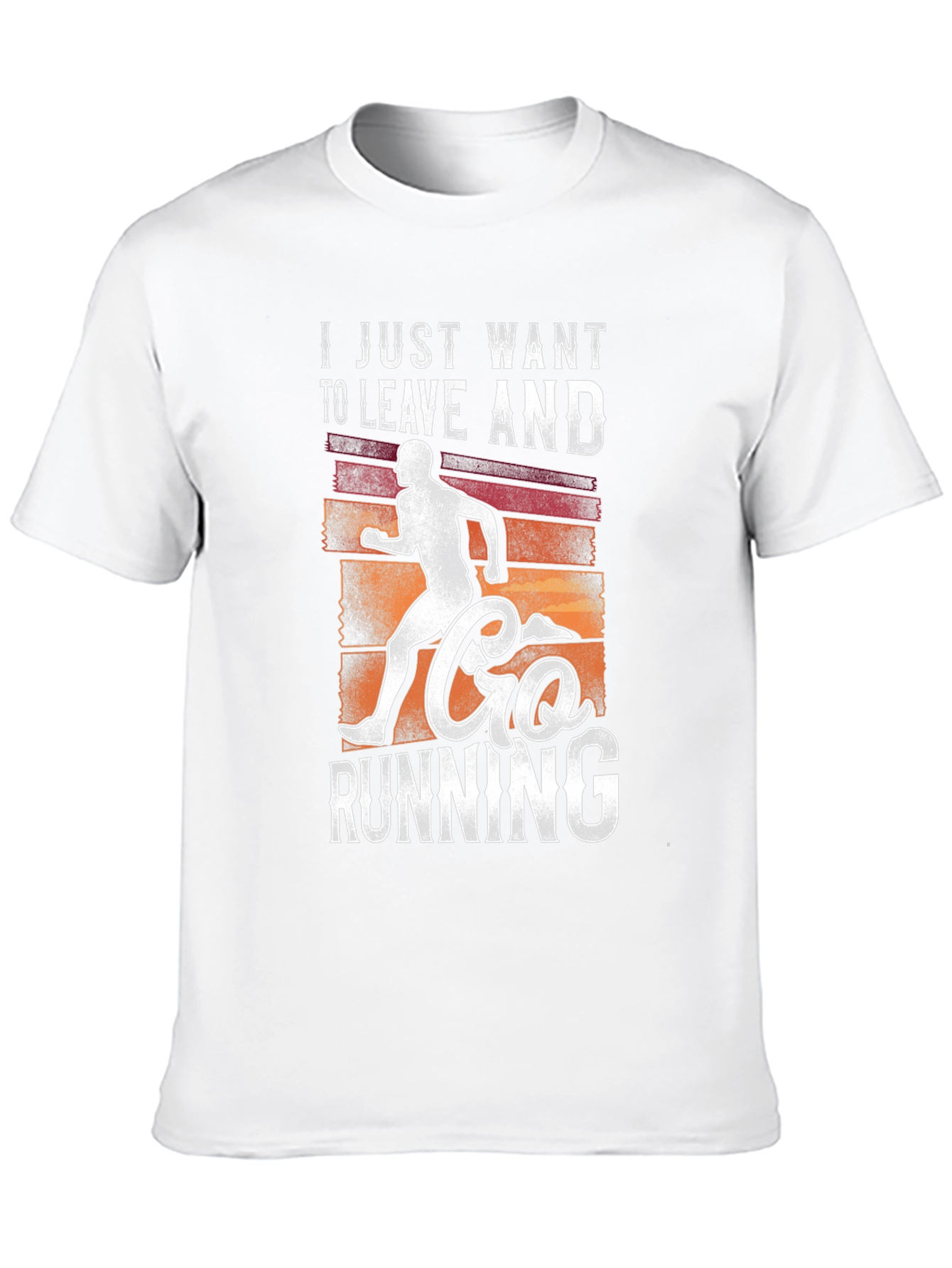 Leave and Go Running Graphic Tee