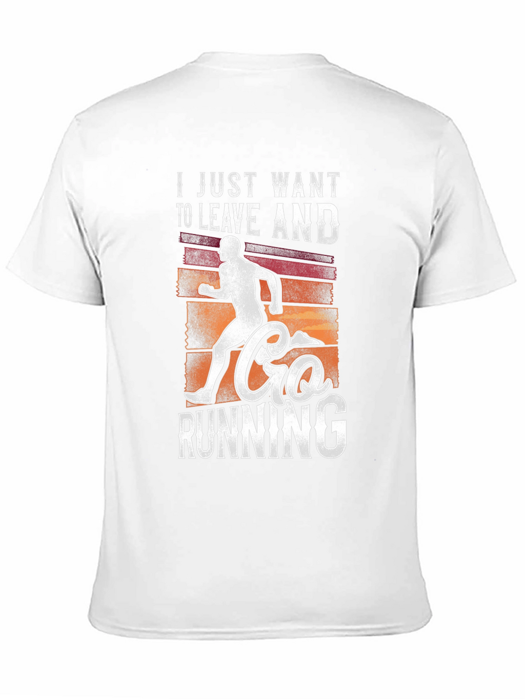 Leave and Go Running Graphic Tee