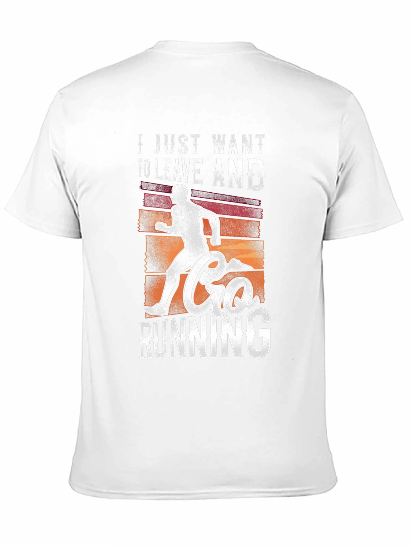 Leave and Go Running Graphic Tee