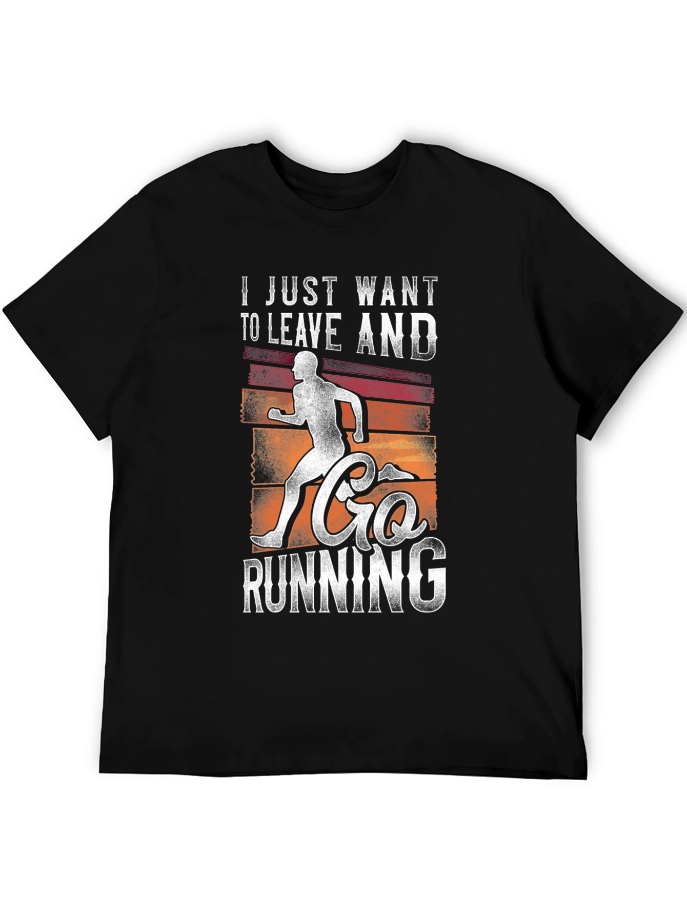 Leave and Go Running Graphic Tee