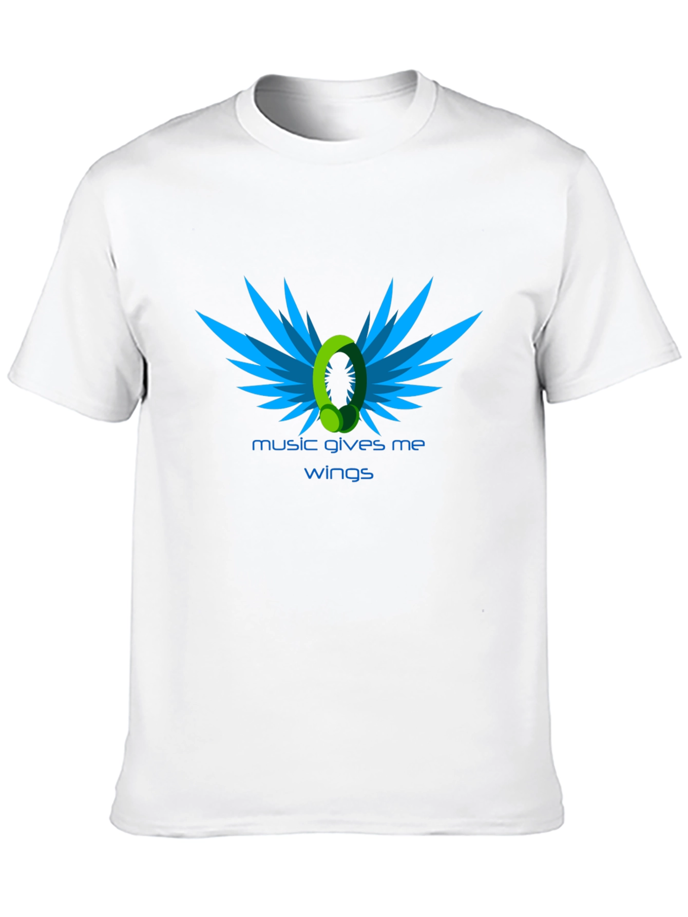 Music Gives Me Wings - Black Graphic Tee