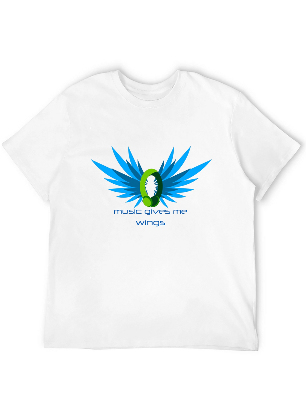 Music Gives Me Wings - Black Graphic Tee