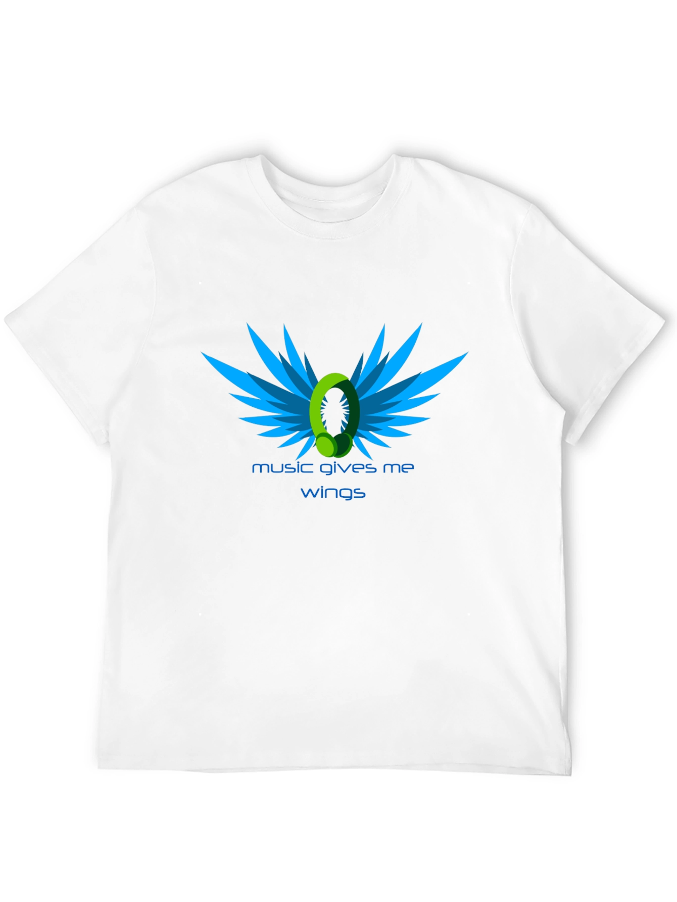 Music Gives Me Wings - Black Graphic Tee