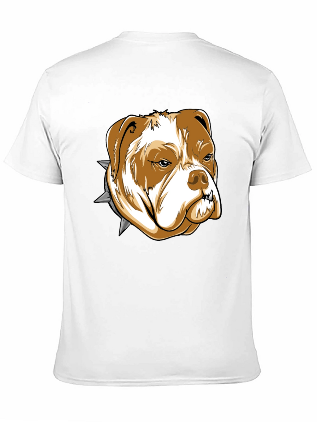 Bulldog Graphic Tee - Black Cotton T-Shirt