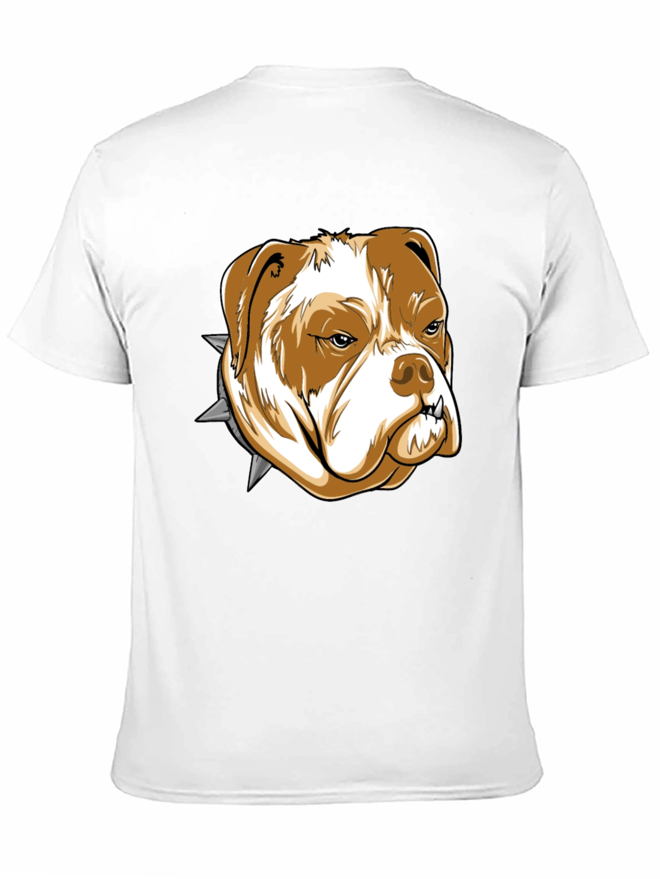 Bulldog Graphic Tee - Black Cotton T-Shirt