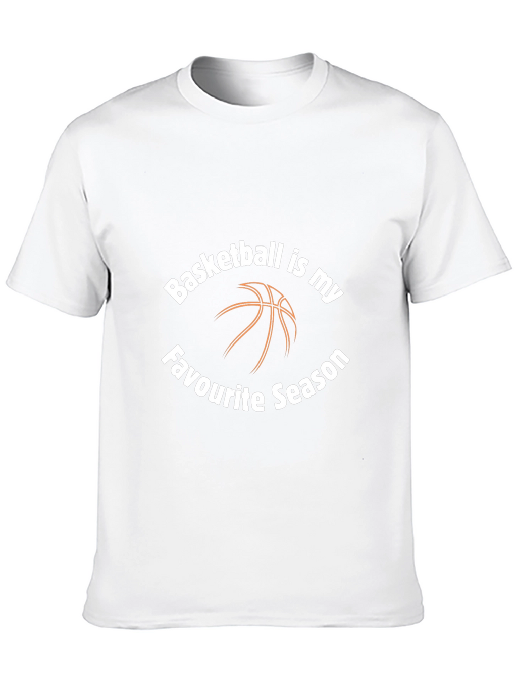 Basketball Is My Favorite Season Black T-Shirt