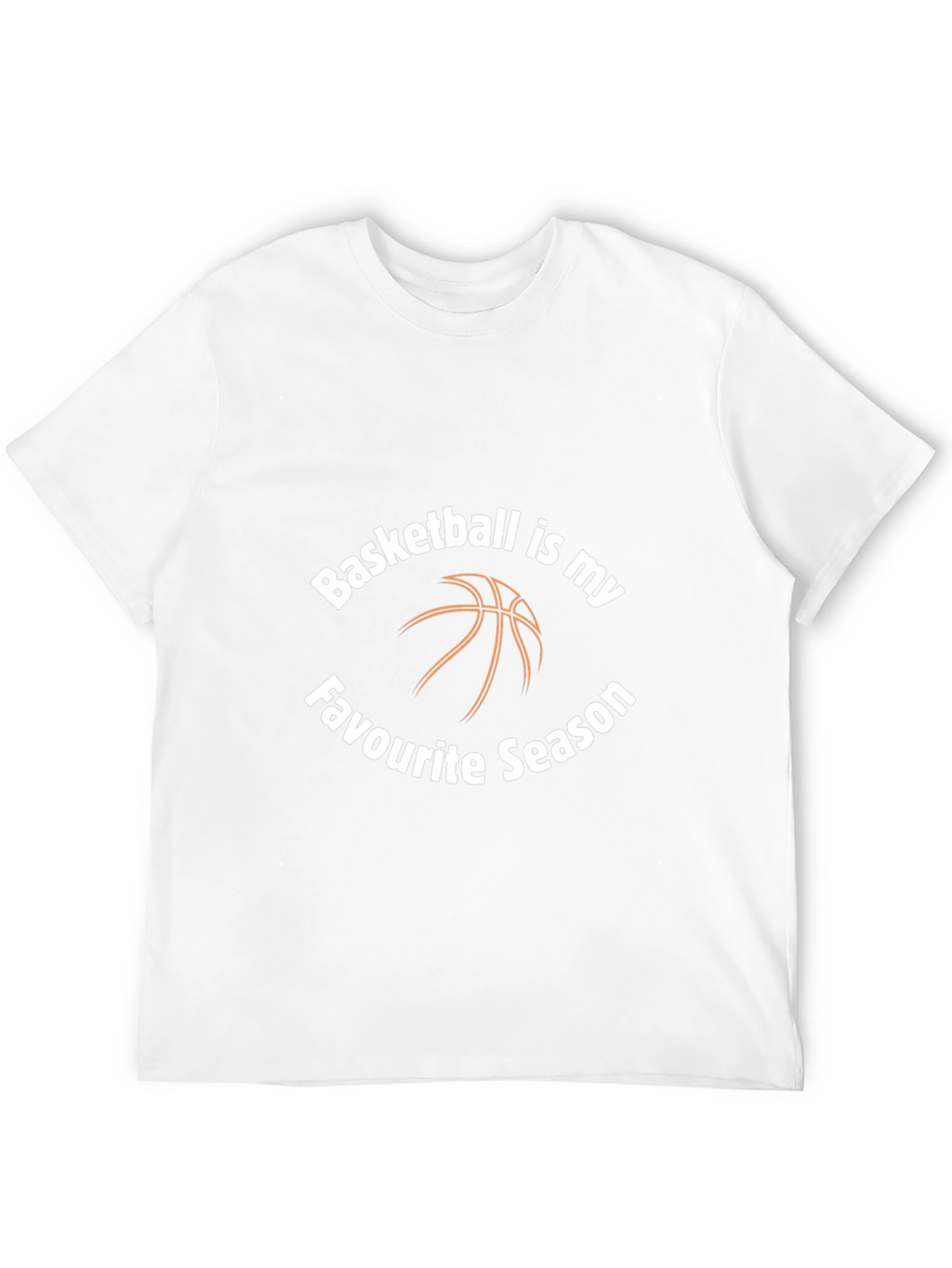 Basketball Is My Favorite Season Black T-Shirt