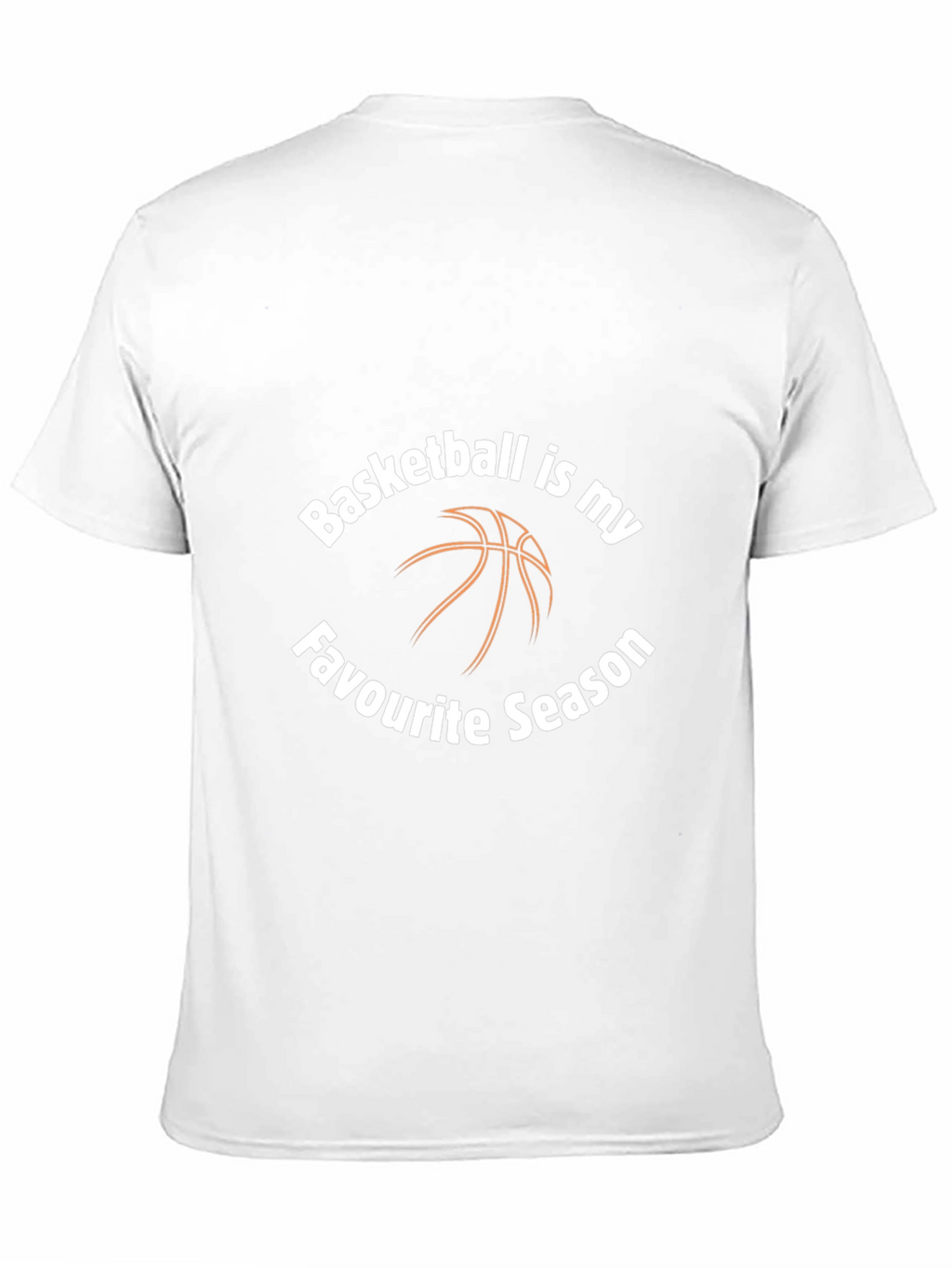 Basketball Is My Favorite Season Black T-Shirt