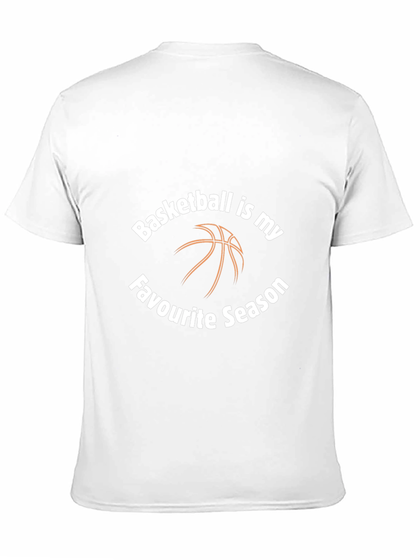 Basketball Is My Favorite Season Black T-Shirt