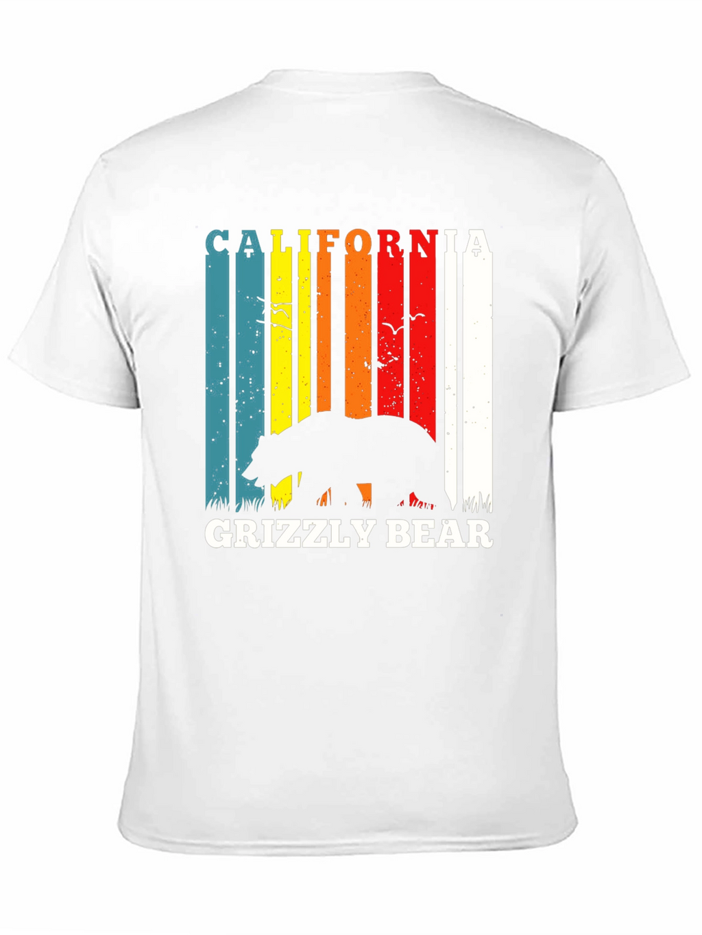 California Grizzly Bear Retro T-Shirt