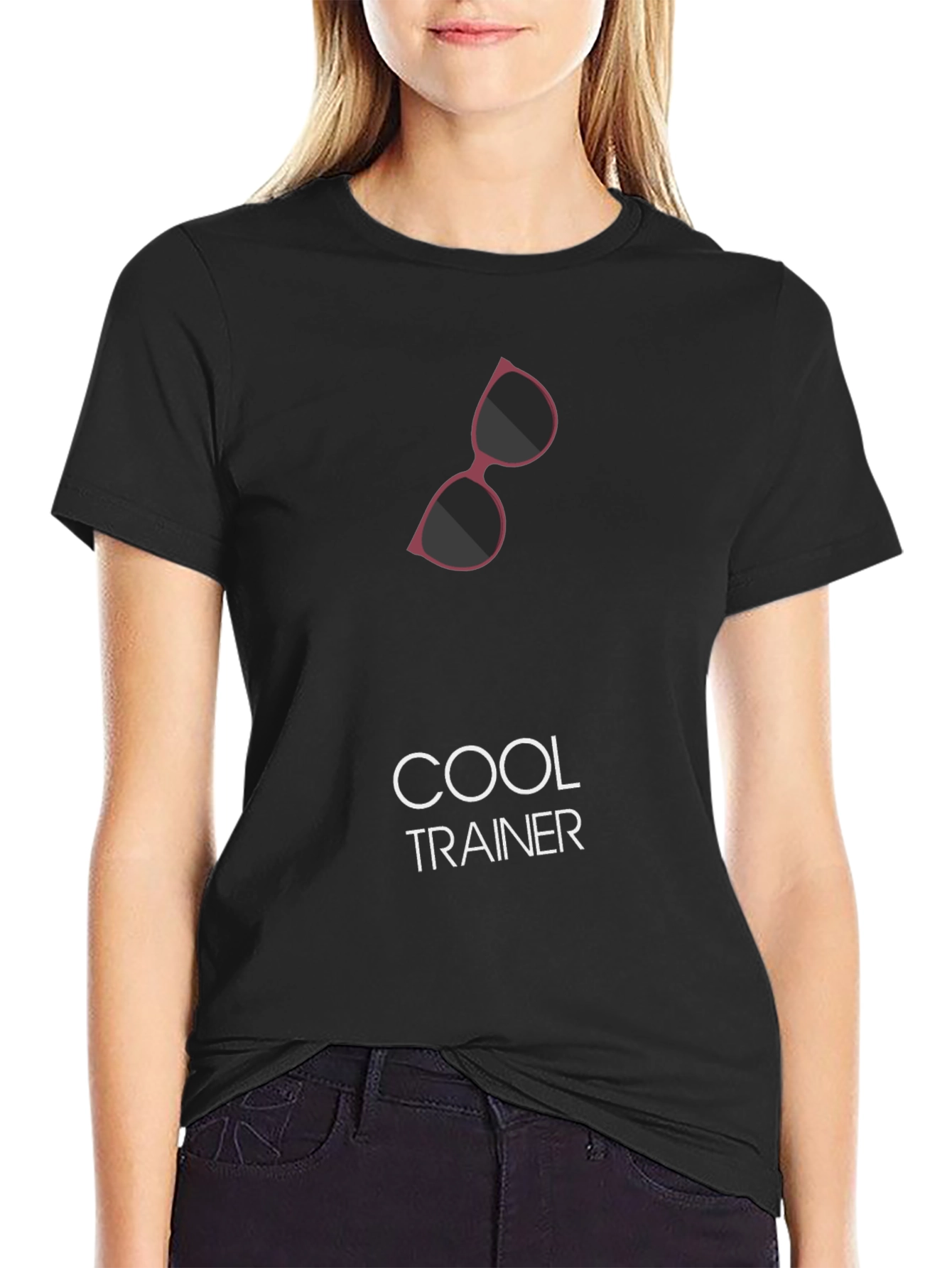 Cool Trainer Black Graphic Tee