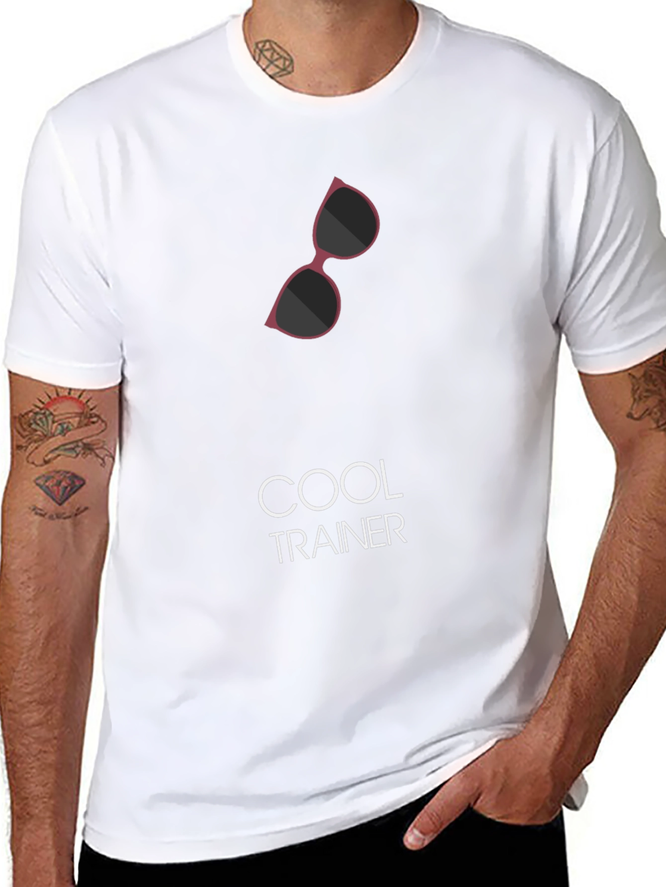Cool Trainer Black Graphic Tee
