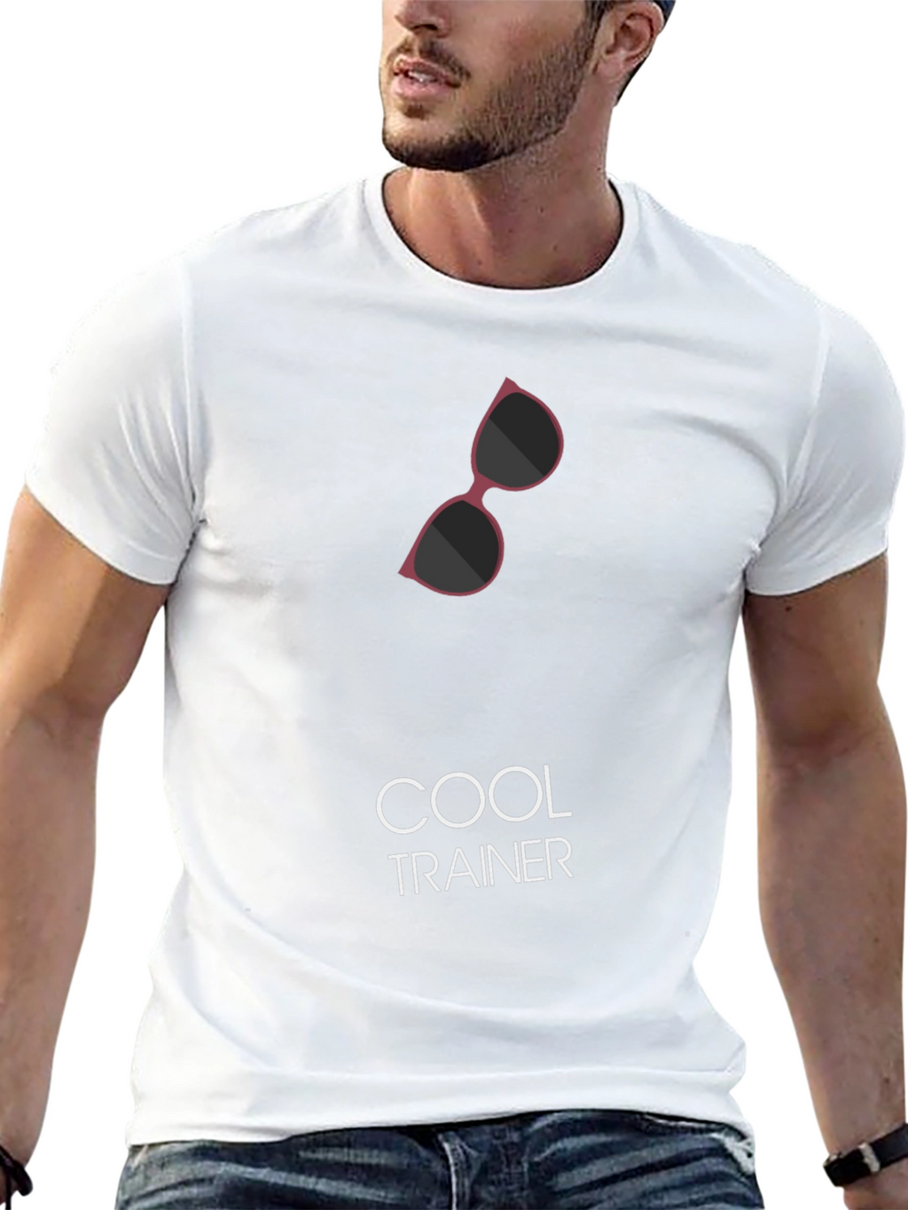 Cool Trainer Black Graphic Tee