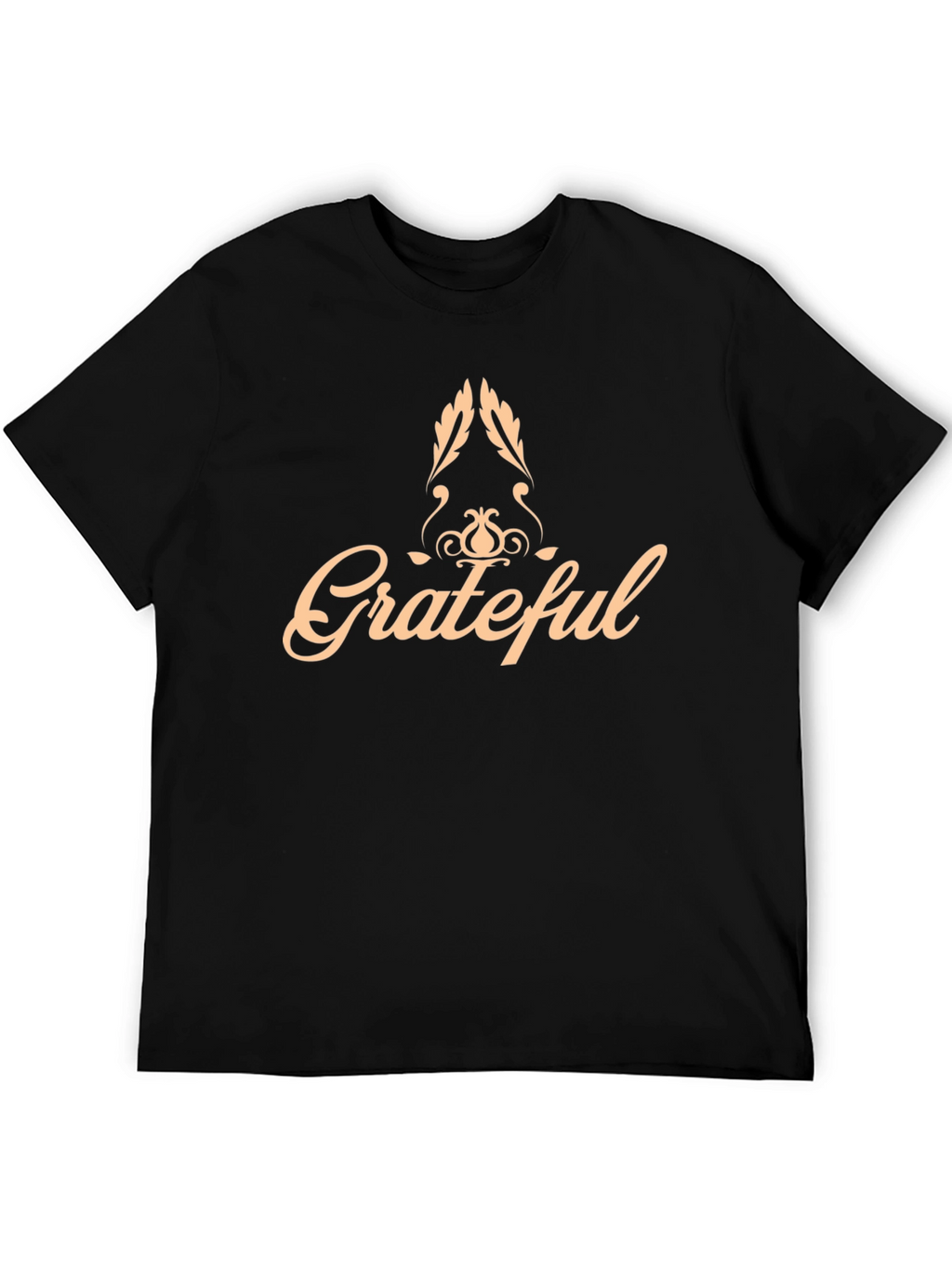 Grateful Graphic Tee - Stylish Black T-Shirt