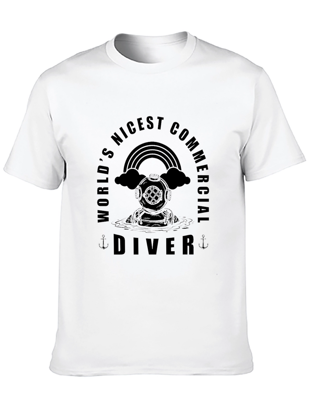 Worlds Nicest Commercial Diver Black T-Shirt