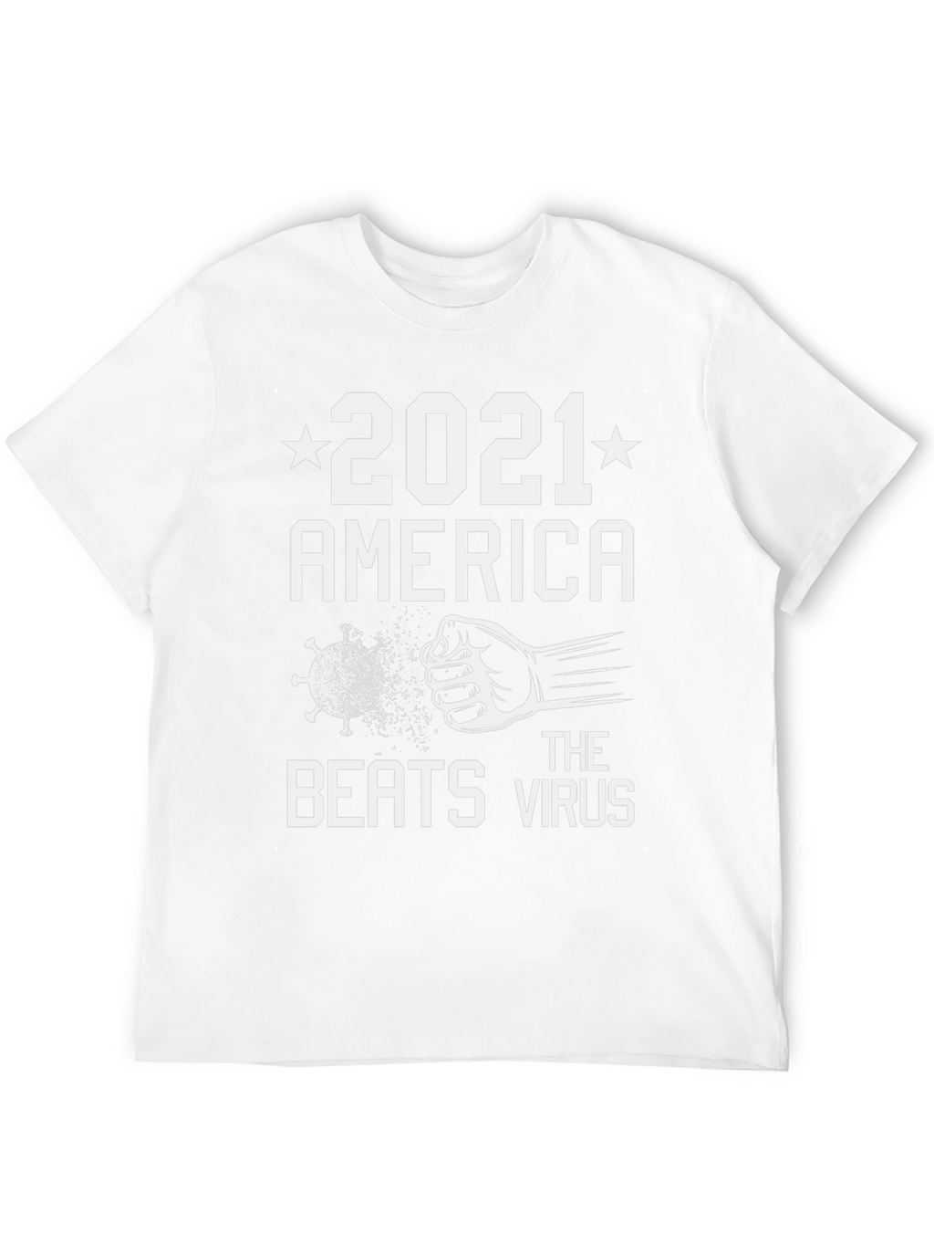 2021 America Beats Virus Graphic T-Shirt