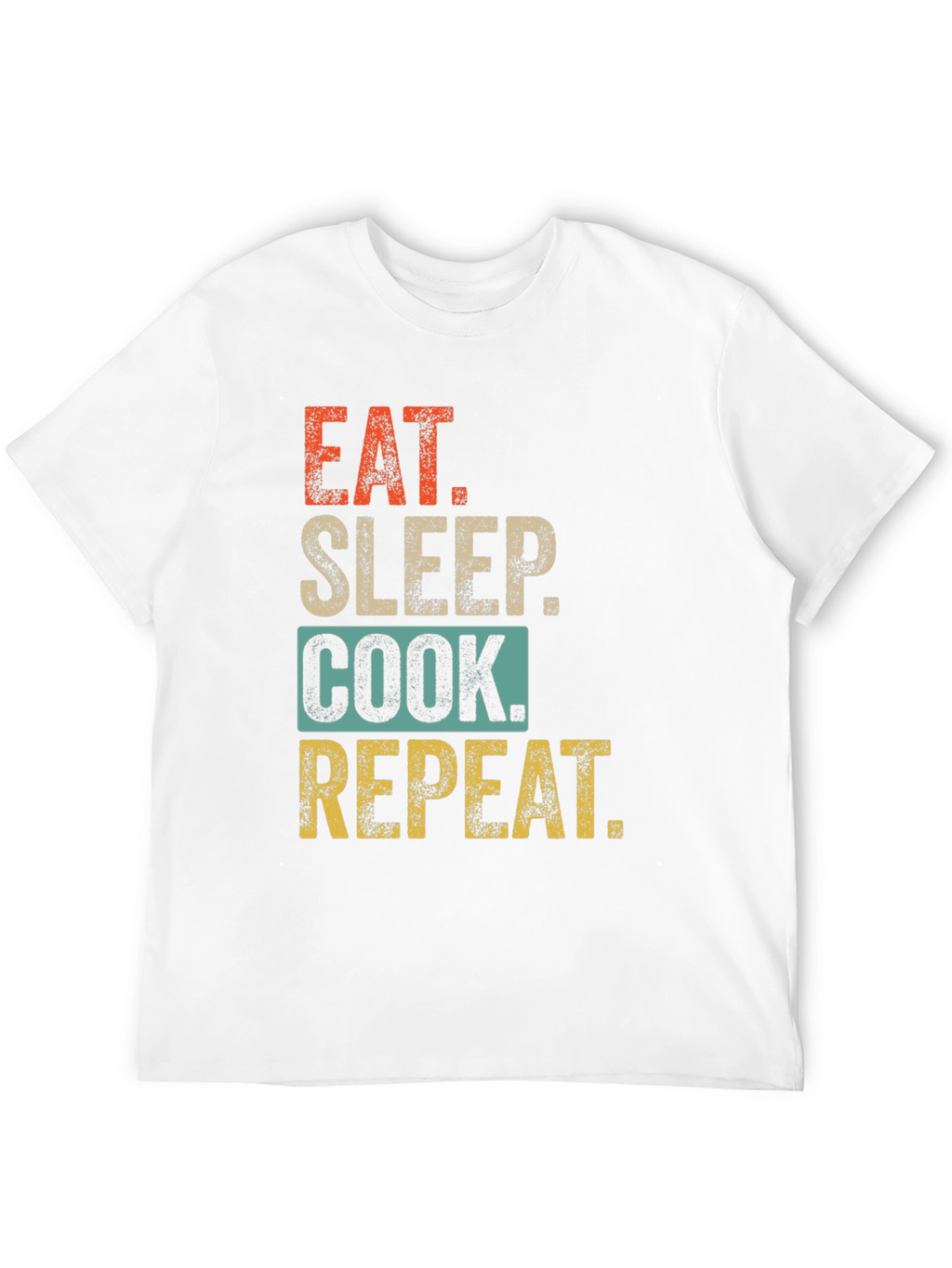 Eat Sleep Cook Repeat T-Shirt - Culinary Lifestyle