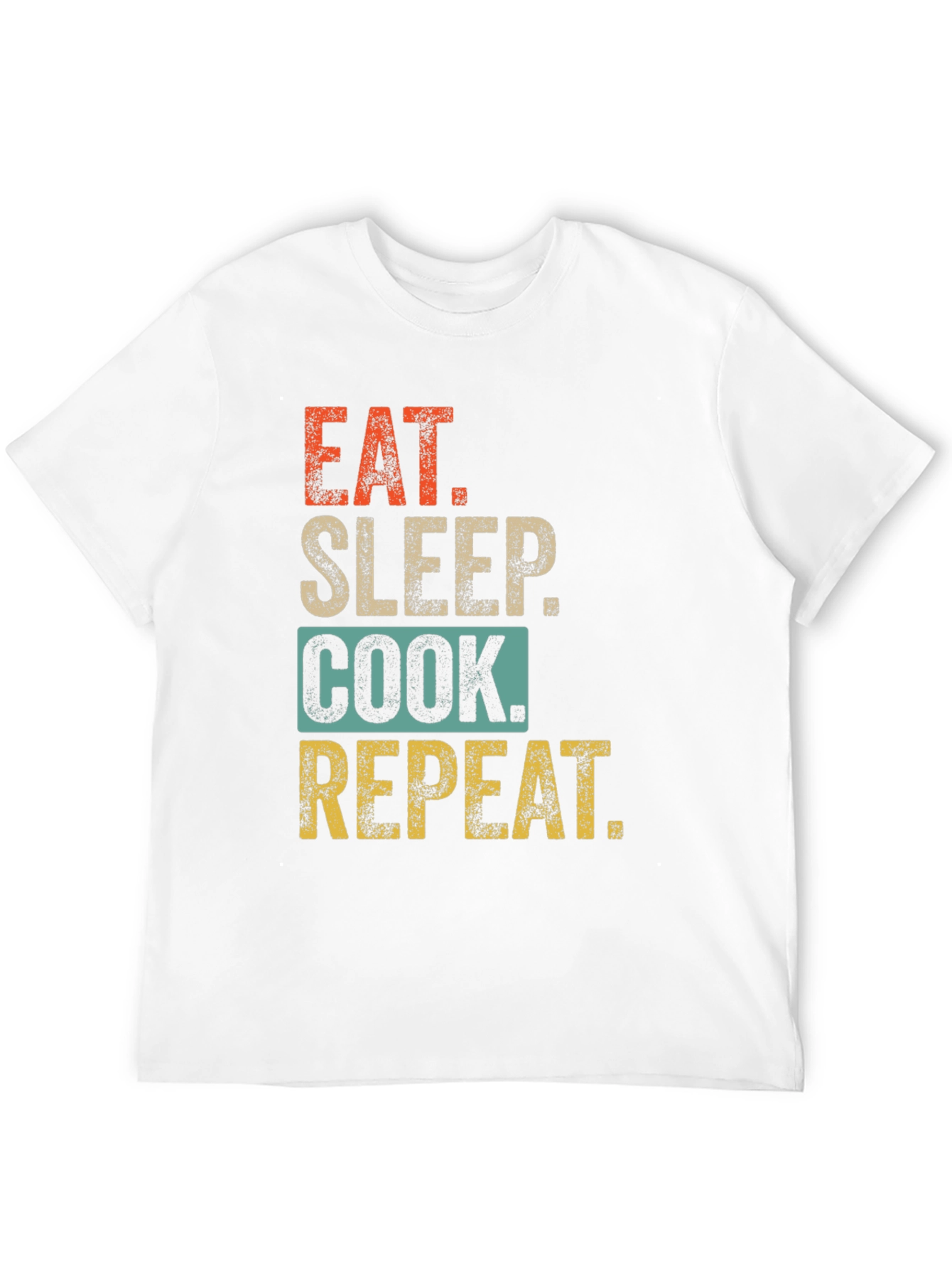 Eat Sleep Cook Repeat T-Shirt - Culinary Lifestyle