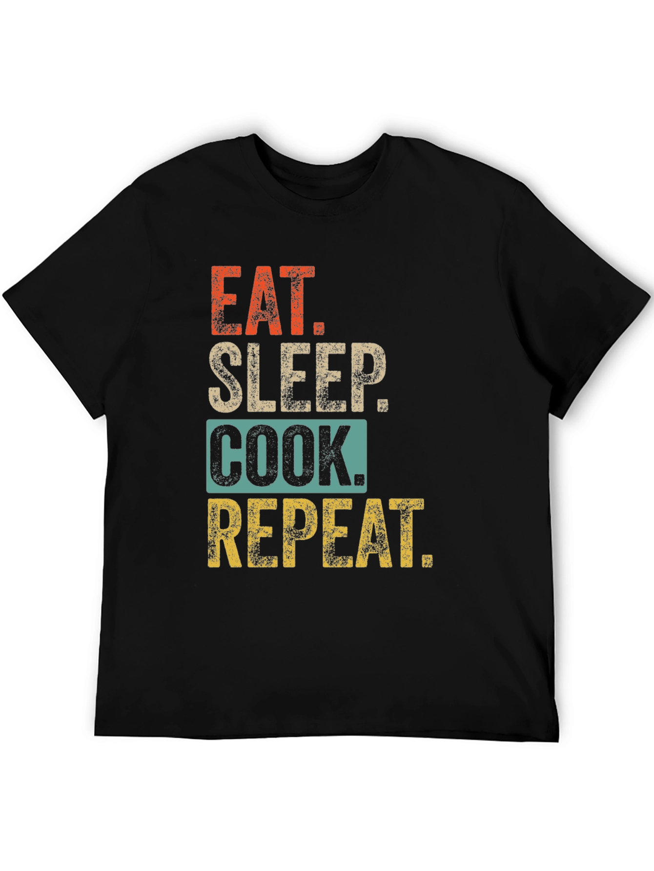 Eat Sleep Cook Repeat T-Shirt - Culinary Lifestyle