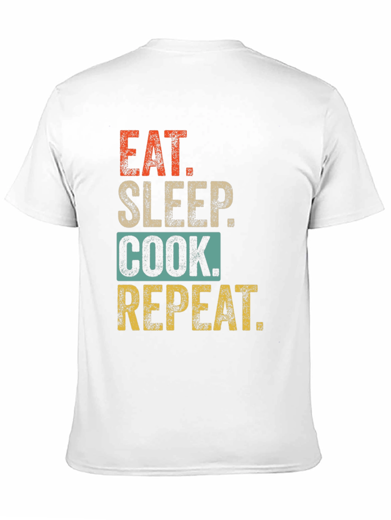 Eat Sleep Cook Repeat T-Shirt - Culinary Lifestyle