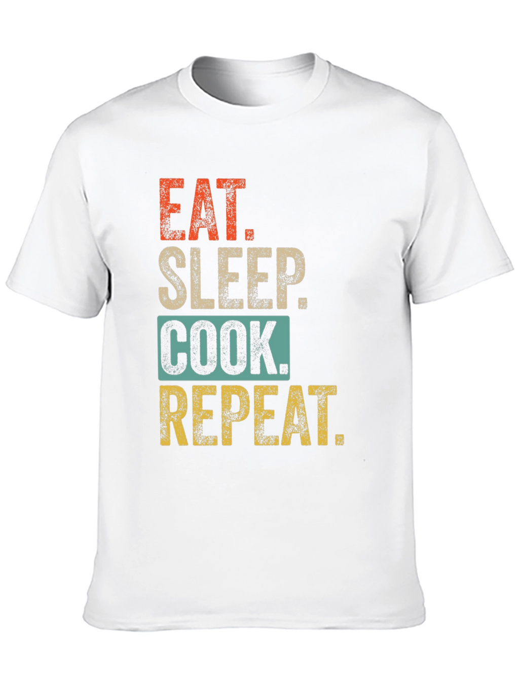 Eat Sleep Cook Repeat T-Shirt - Culinary Lifestyle