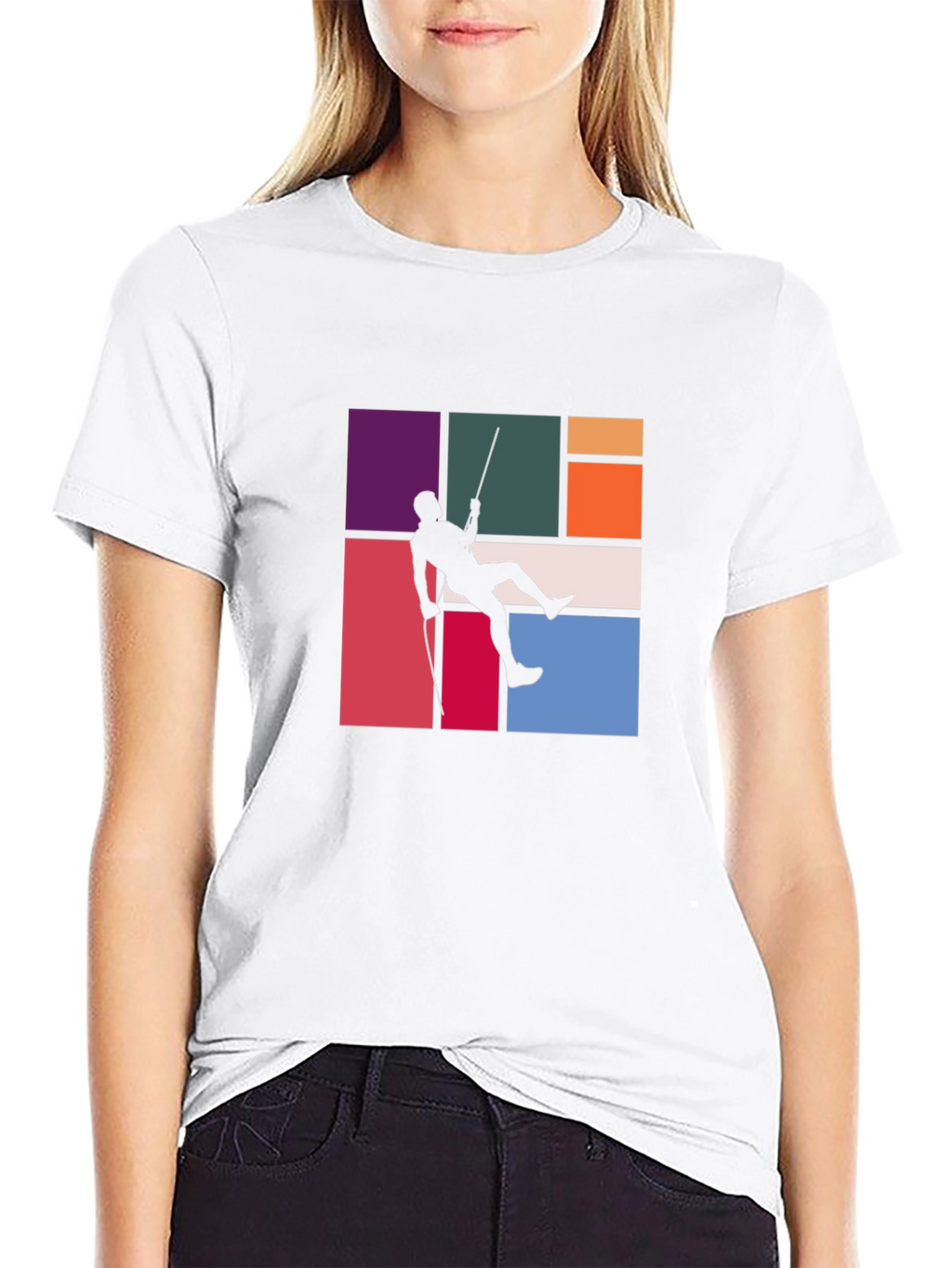 Climber Graphic Tee - Stylish Black T-Shirt