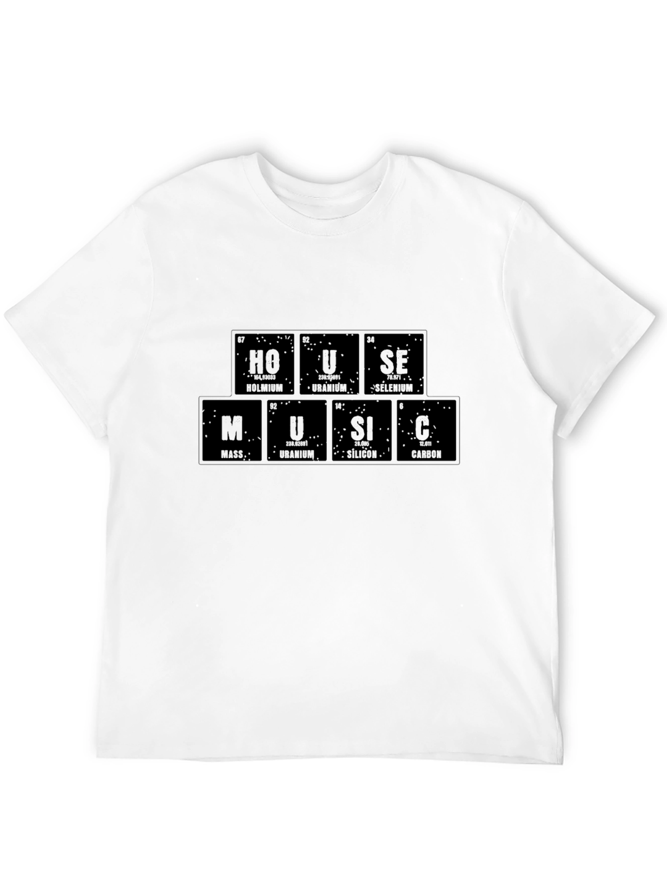 Periodic Table Music Black T-Shirt