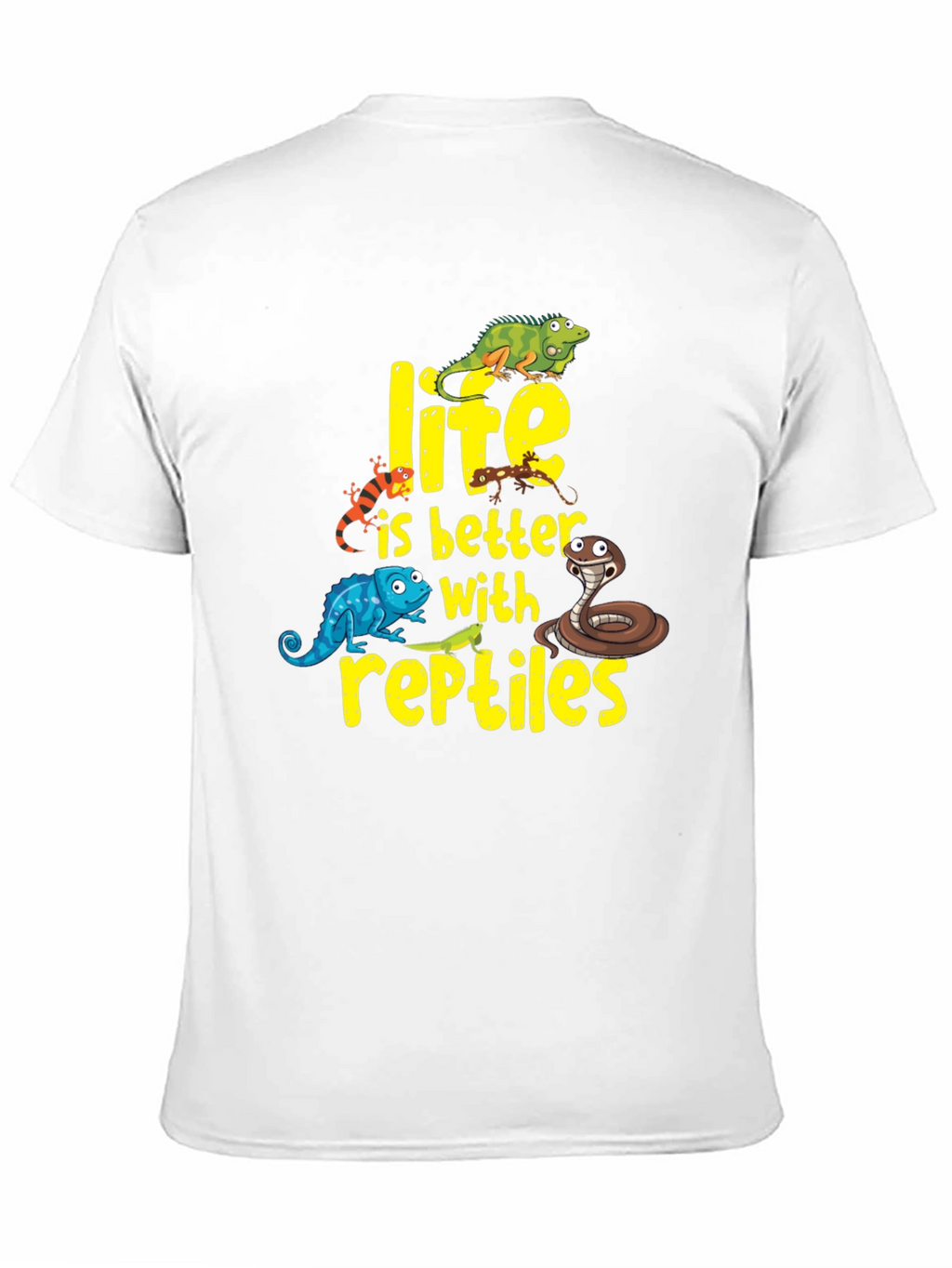 Reptile Lover T-Shirt - Life is Better With Reptiles