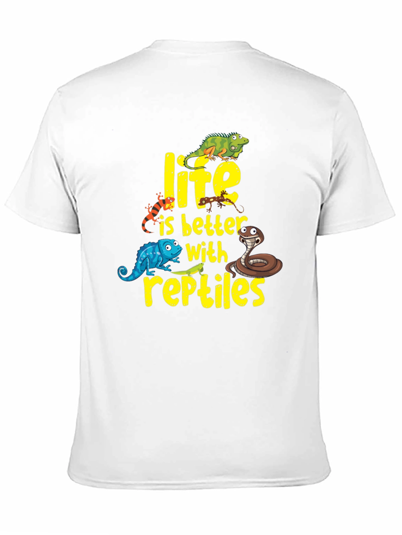 Reptile Lover T-Shirt - Life is Better With Reptiles