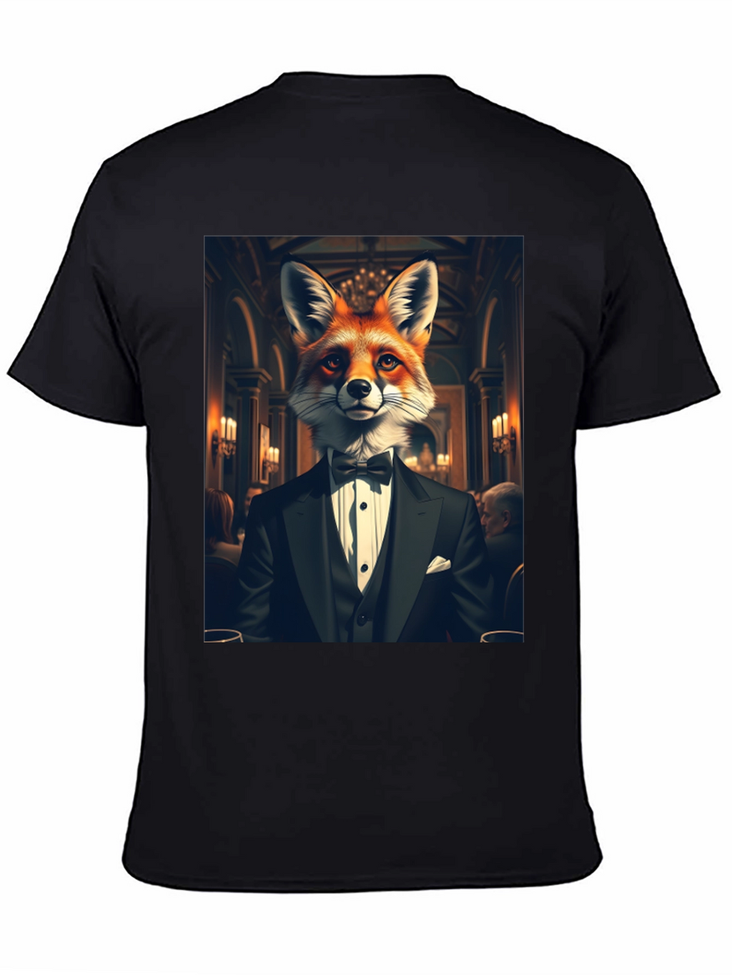 Fox in Tuxedo Graphic Tee - Classy Style
