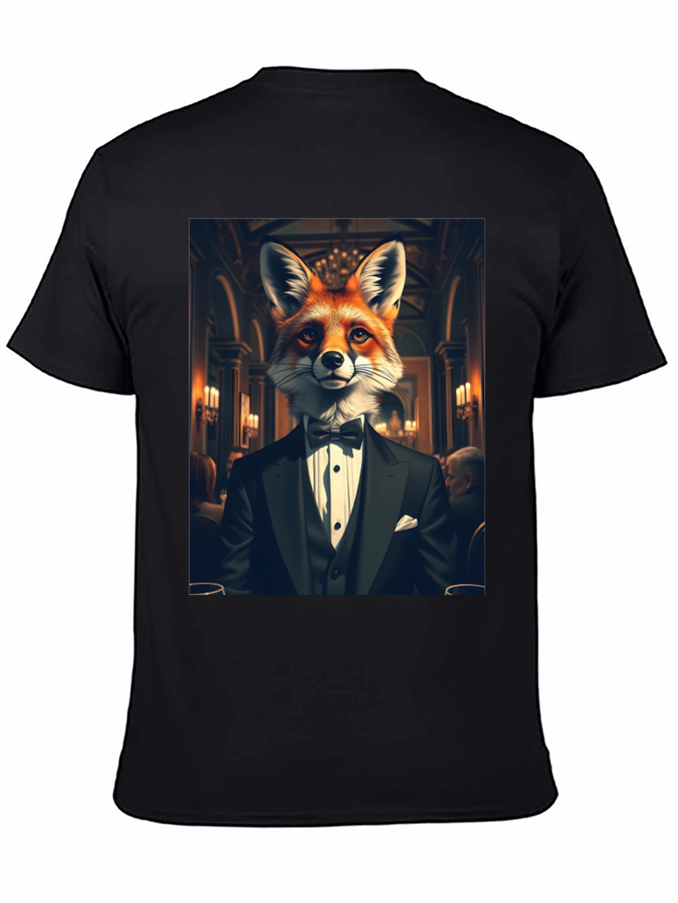 Fox in Tuxedo Graphic Tee - Classy Style