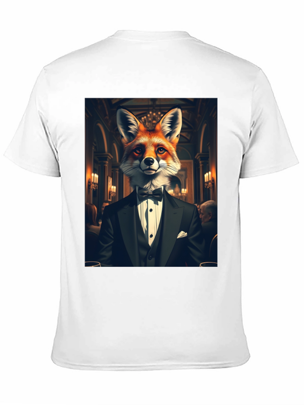 Fox in Tuxedo Graphic Tee - Classy Style