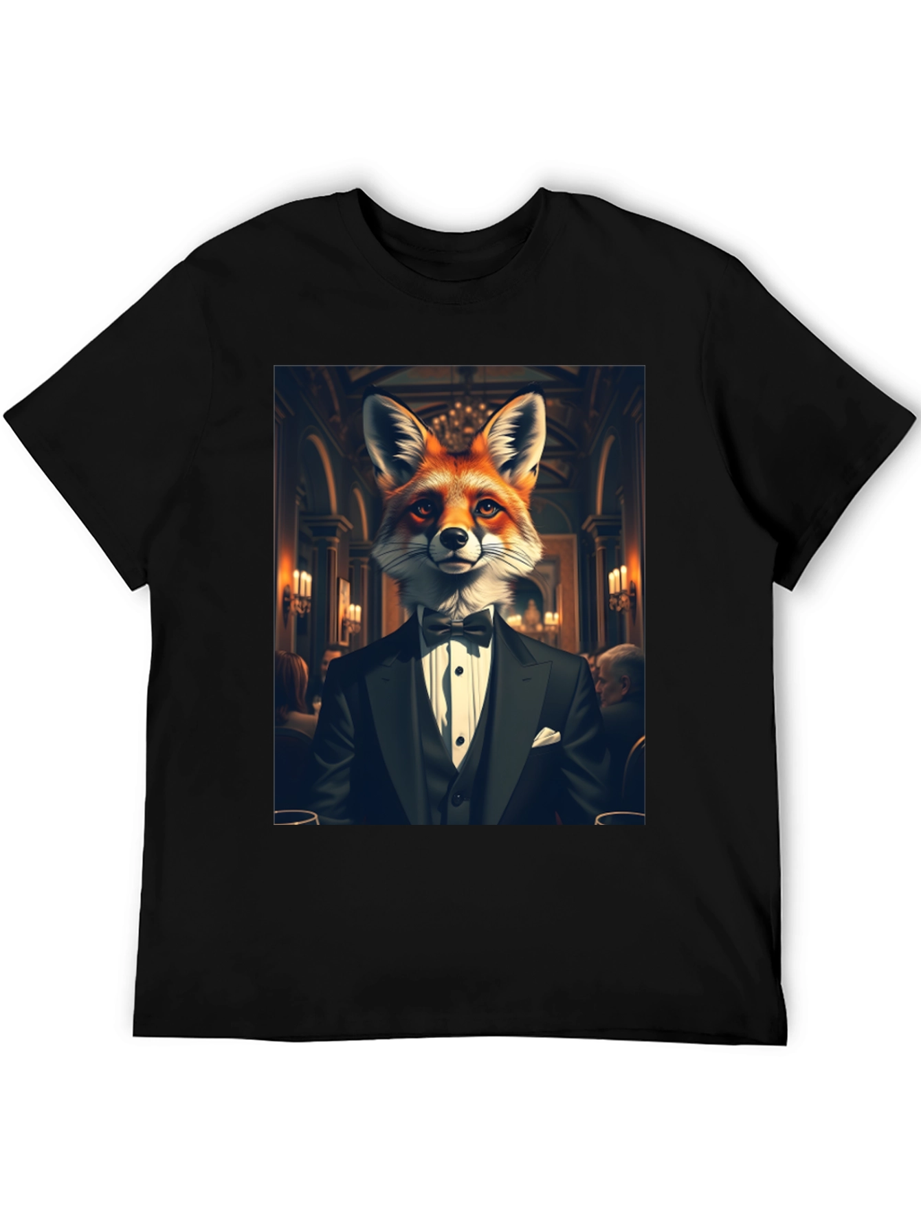 Fox in Tuxedo Graphic Tee - Classy Style