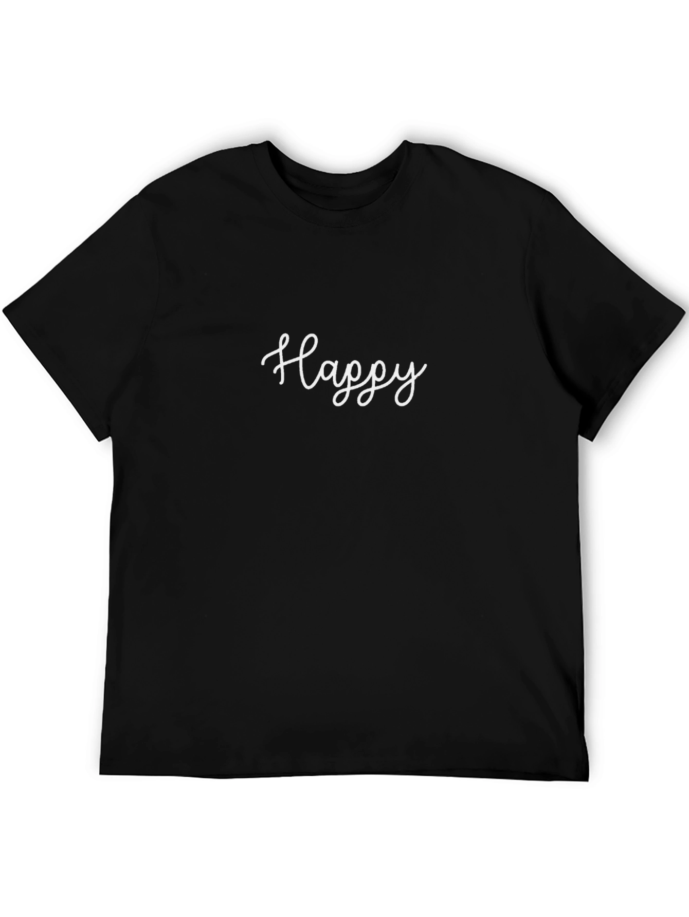 Happy Black T-Shirt