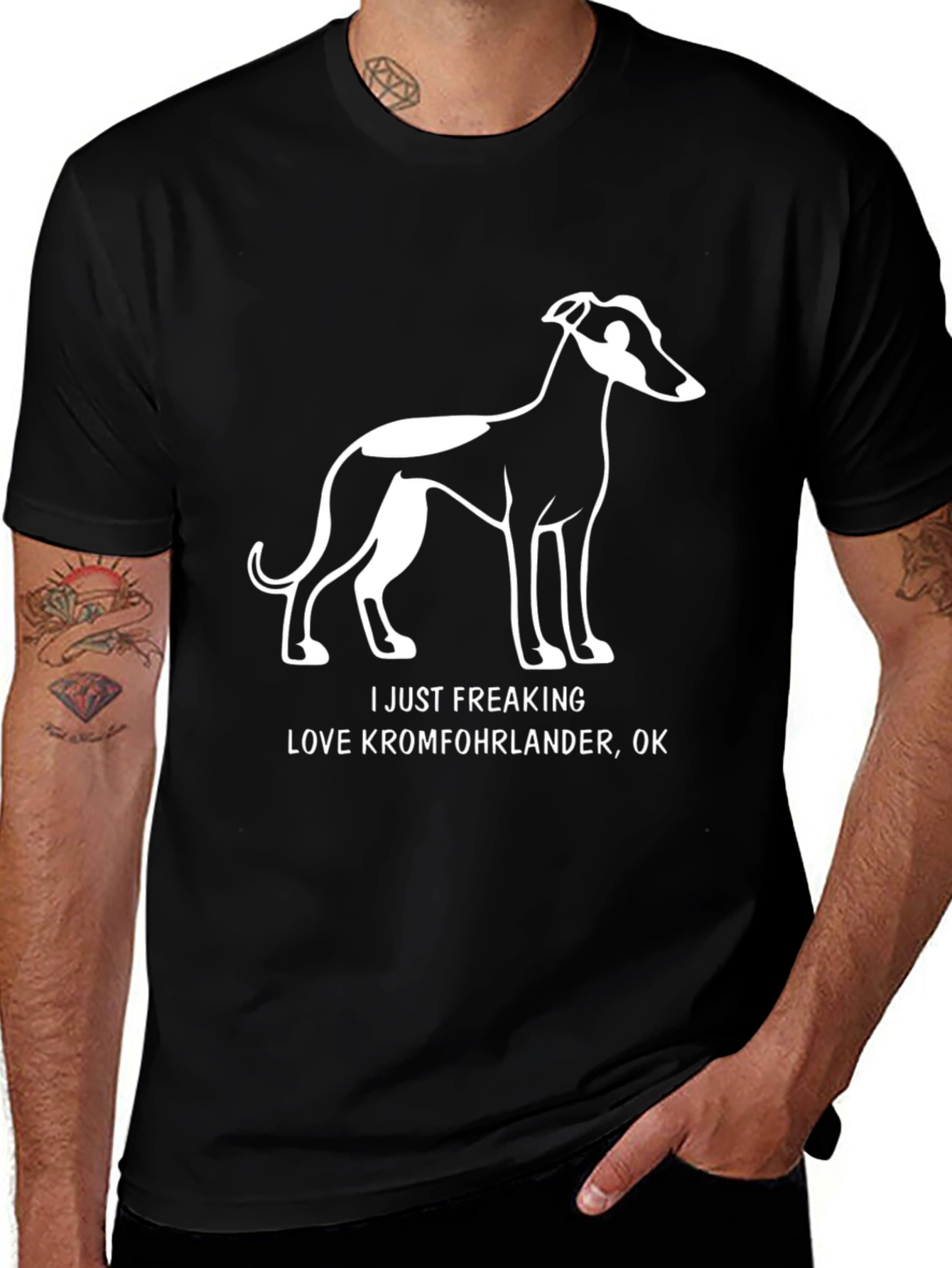 Kromfohrlander Dog Lover T-Shirt Funny Pet Graphic Tee