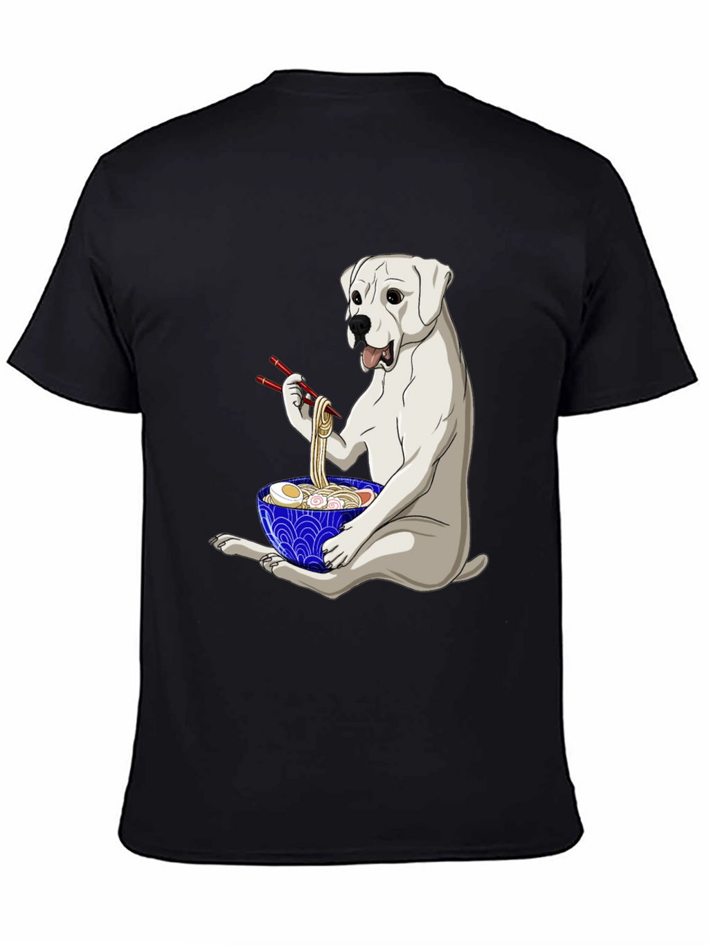 Dog Eating Ramen T-Shirt