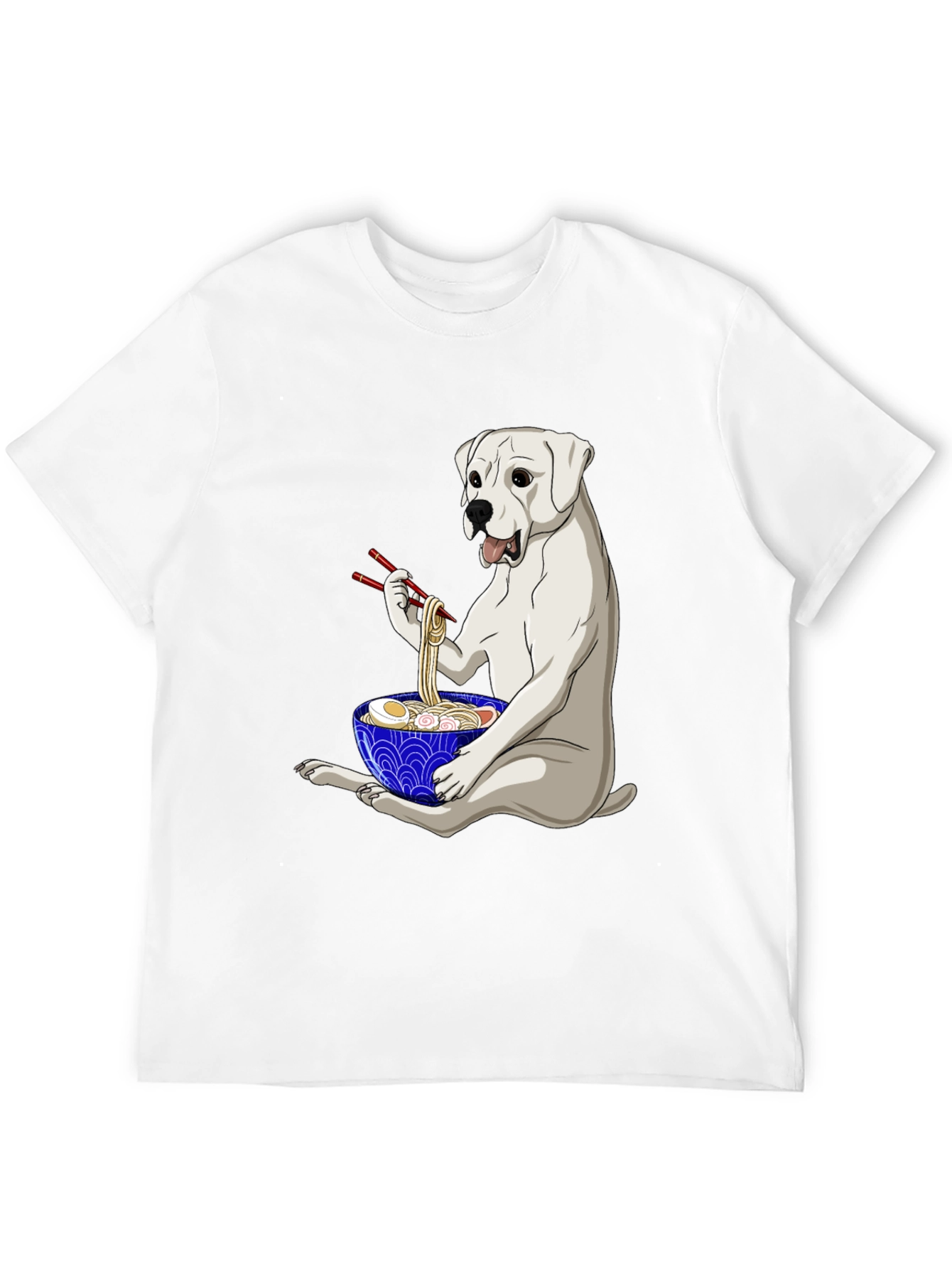 Dog Eating Ramen T-Shirt