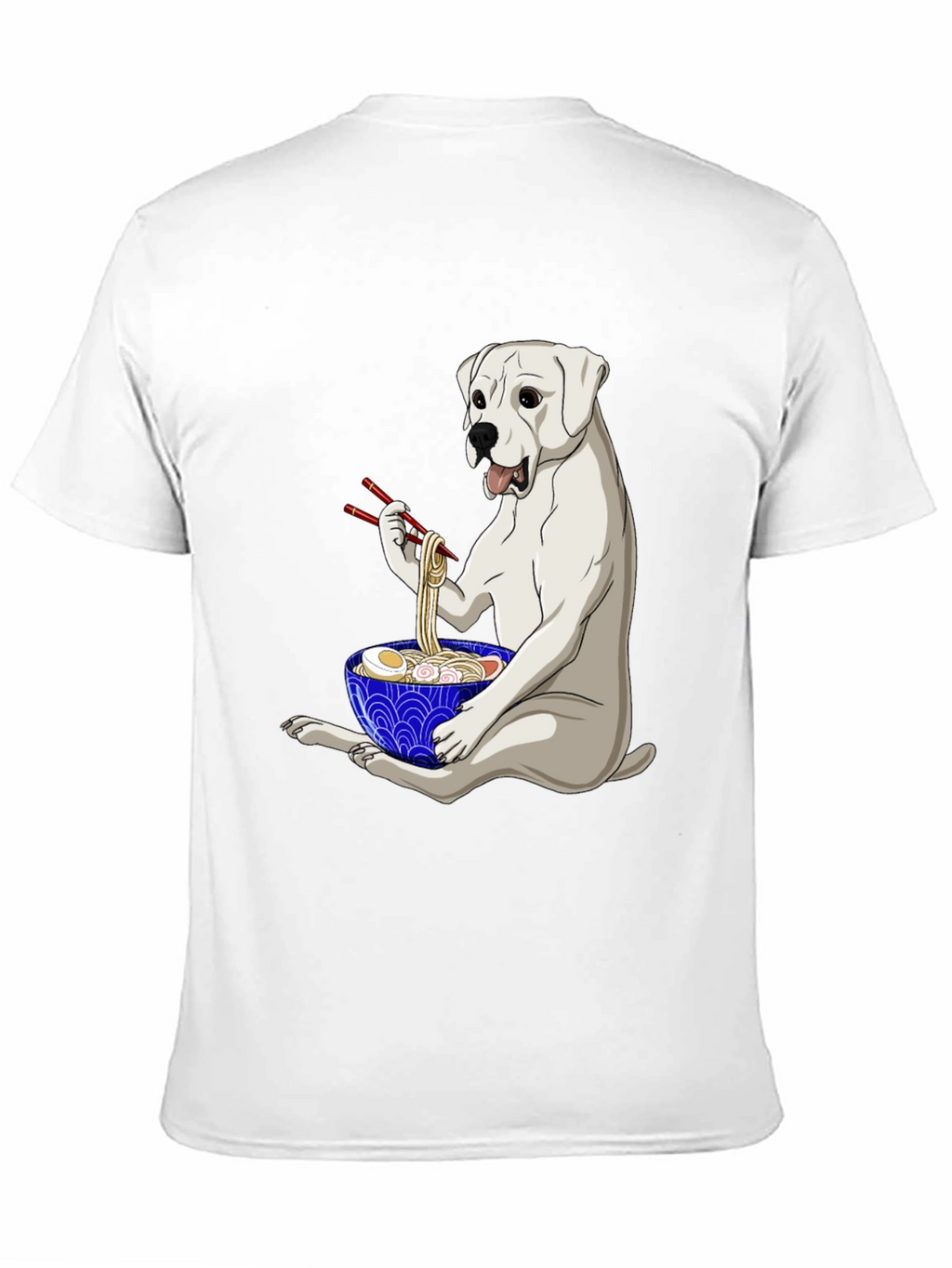 Dog Eating Ramen T-Shirt