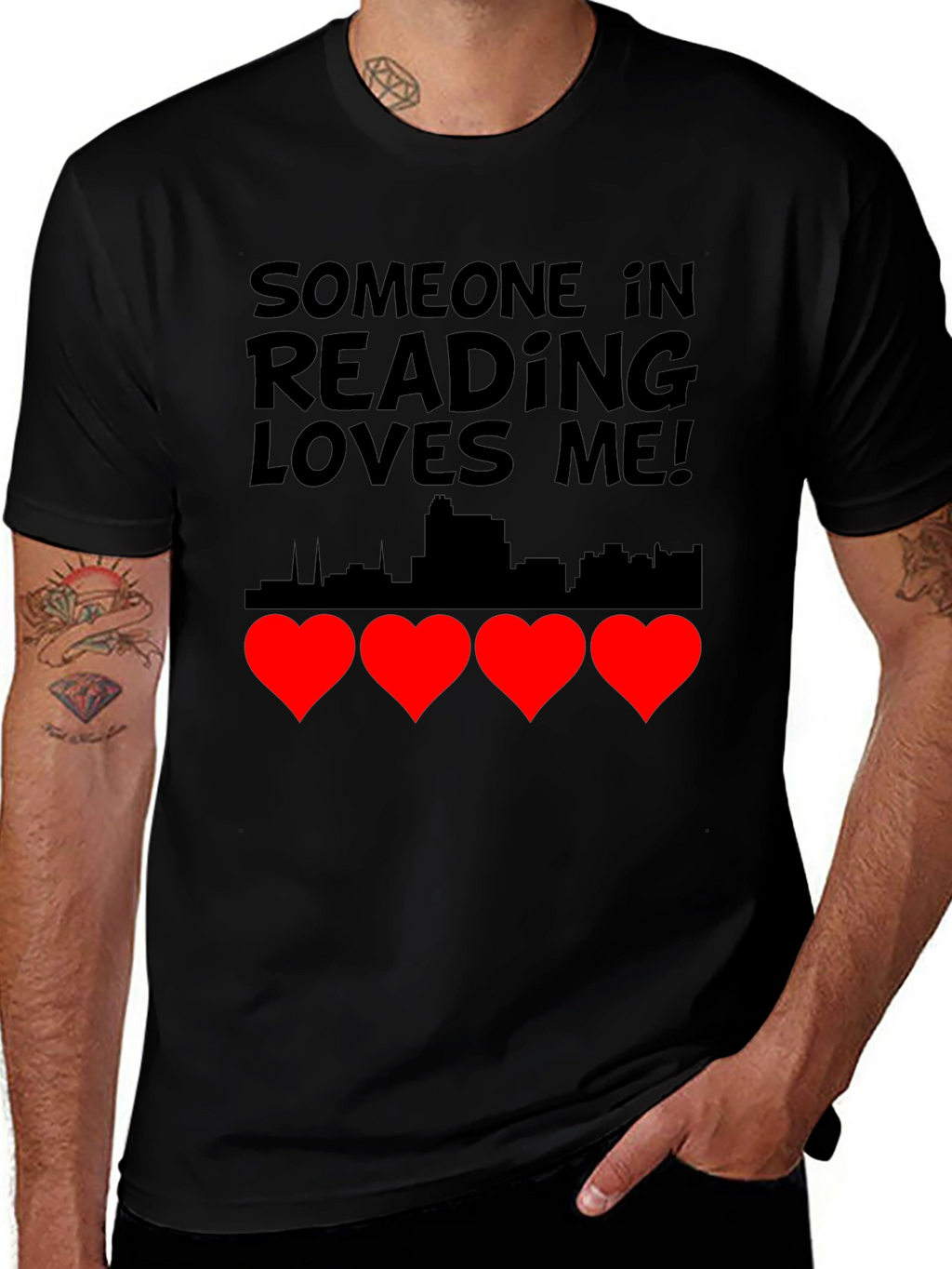 Reading Loves Me Graphic T-Shirt