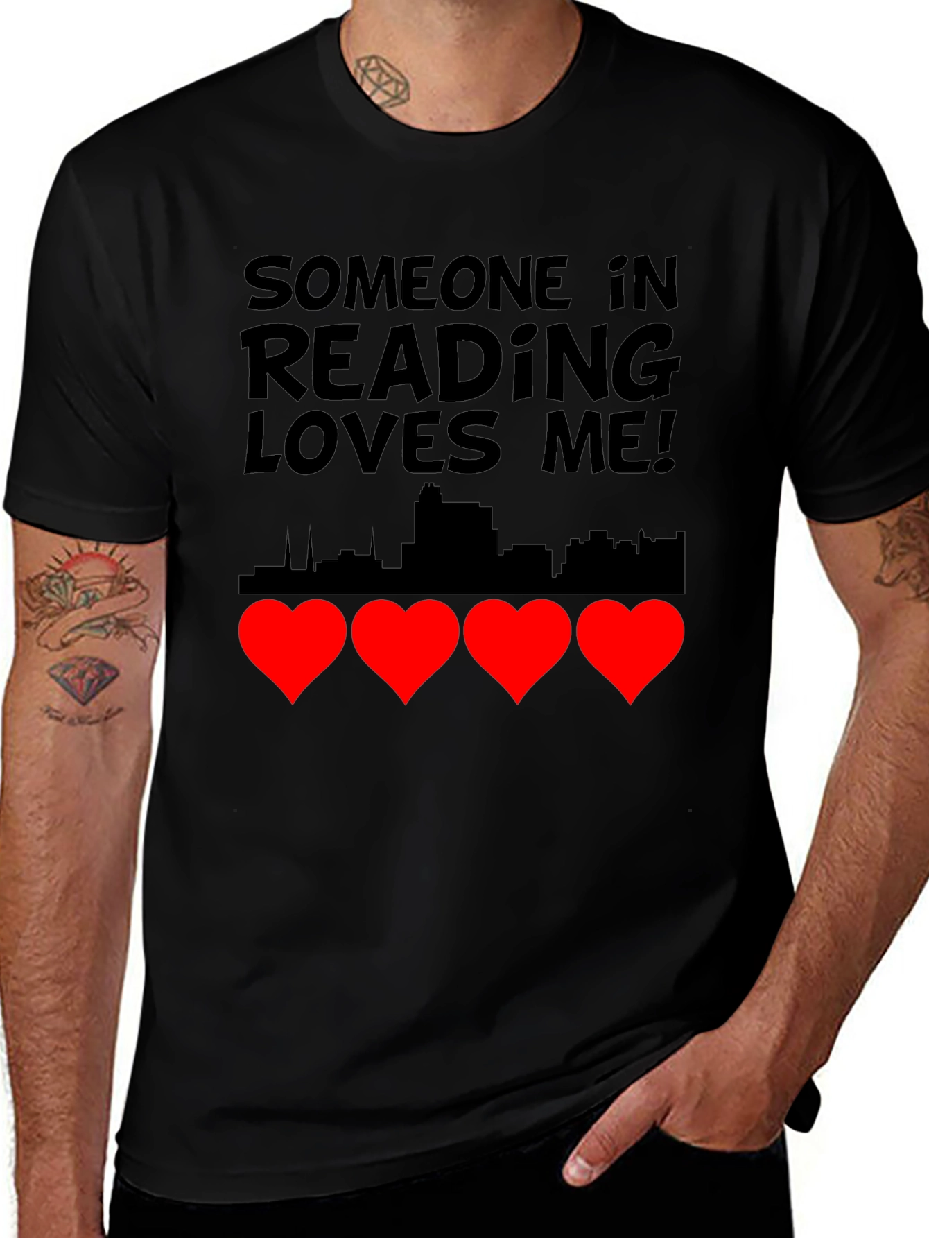 Reading Loves Me Graphic T-Shirt